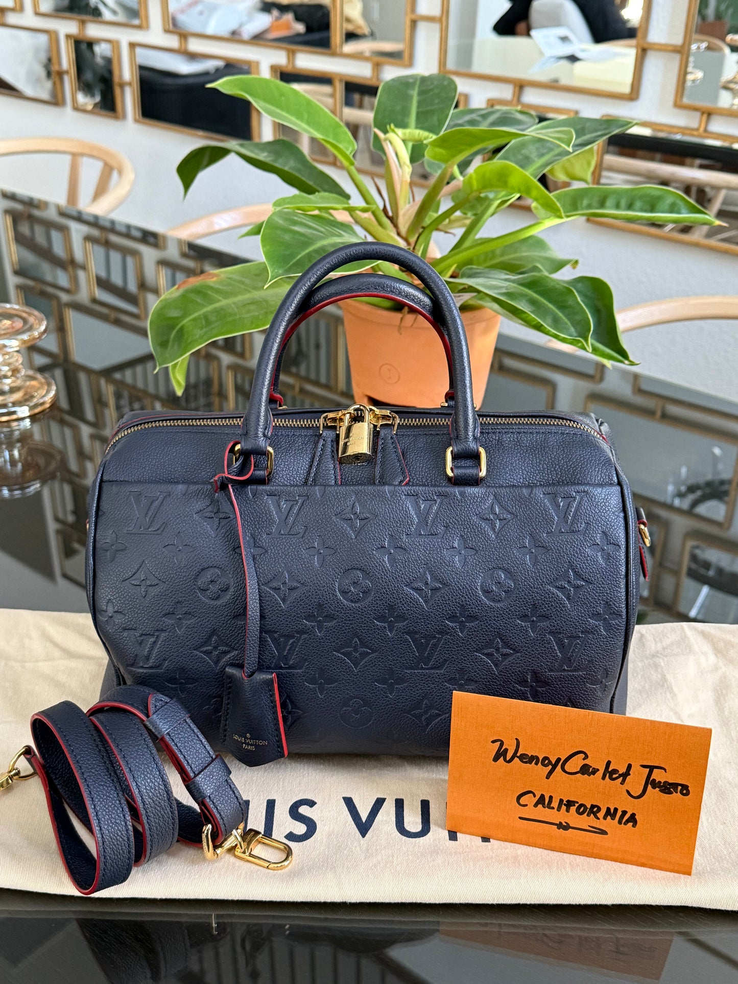 Empreinte Speedy 30 Bandoulier Marine Rouge with Dustbag ๐๏ธ Year: 2016