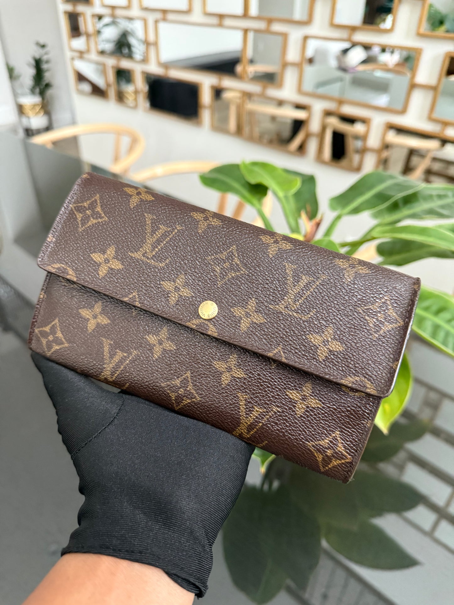 Sarah Wallet in Monogram 2 Cardholders 🗓️ Year: 1999
