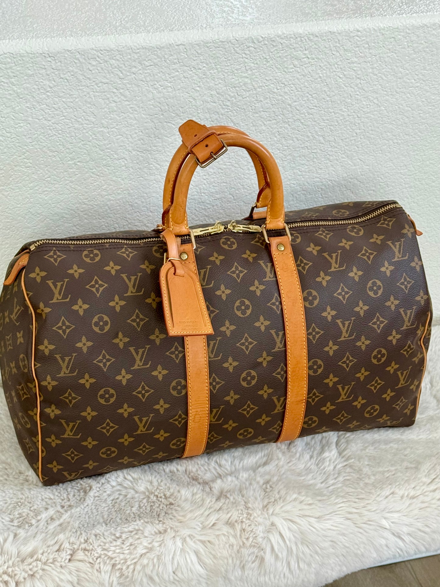 Keepall 45 with luggage tag and Poignet -🗓️ Year 1993