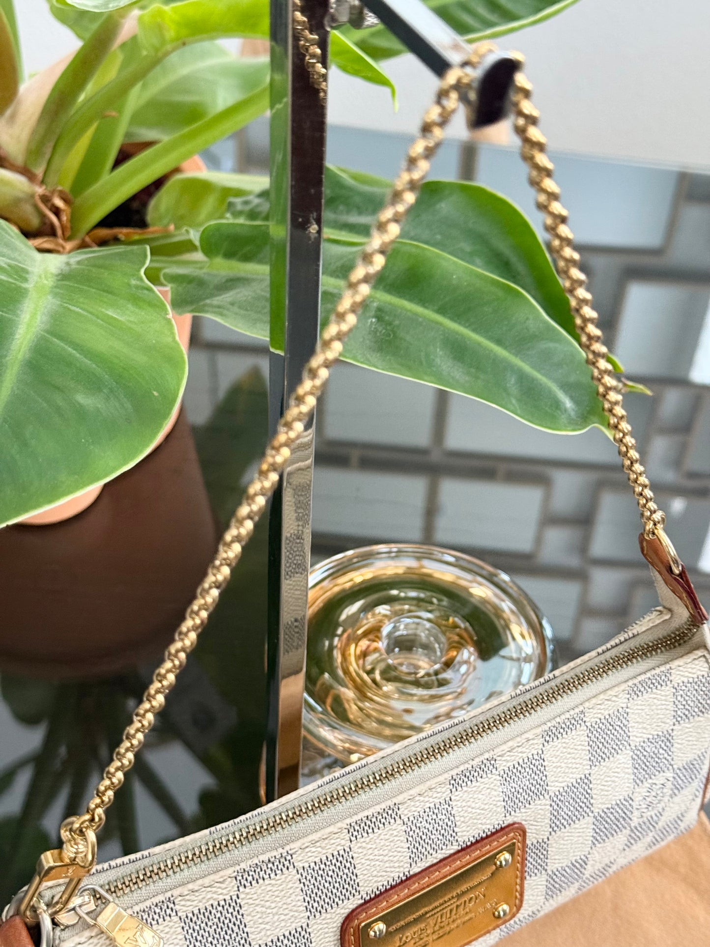 Eva Clutch in Azur with Dustbag , box and Paper bag-๐๏ธ Year: 2011