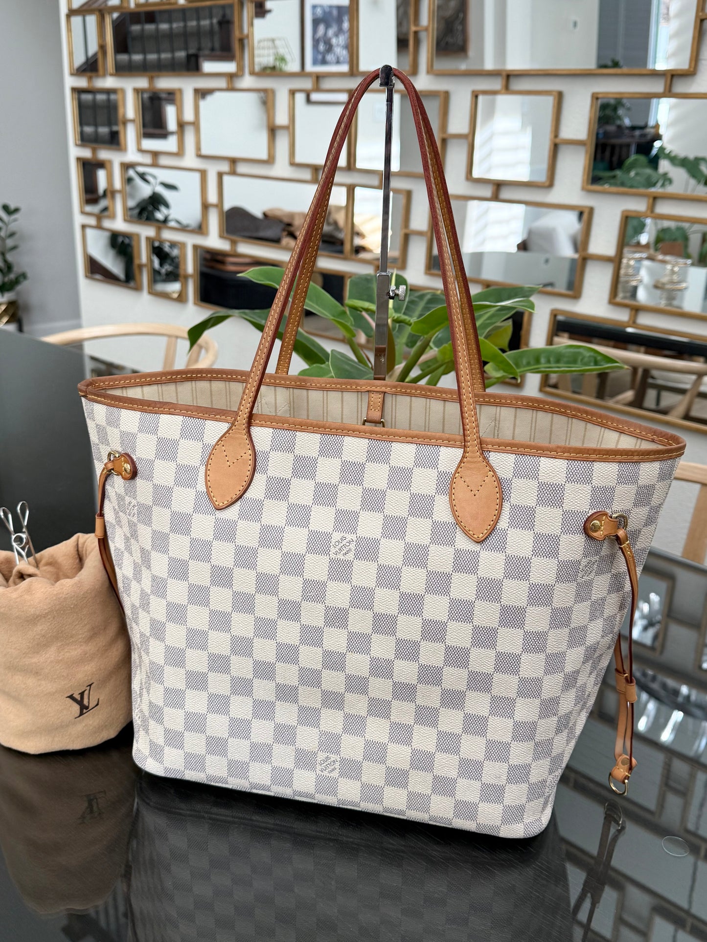 Neverfull MM Azur iwith Dustbag and Insert Organizer- ๐๏ธ Year: 2011