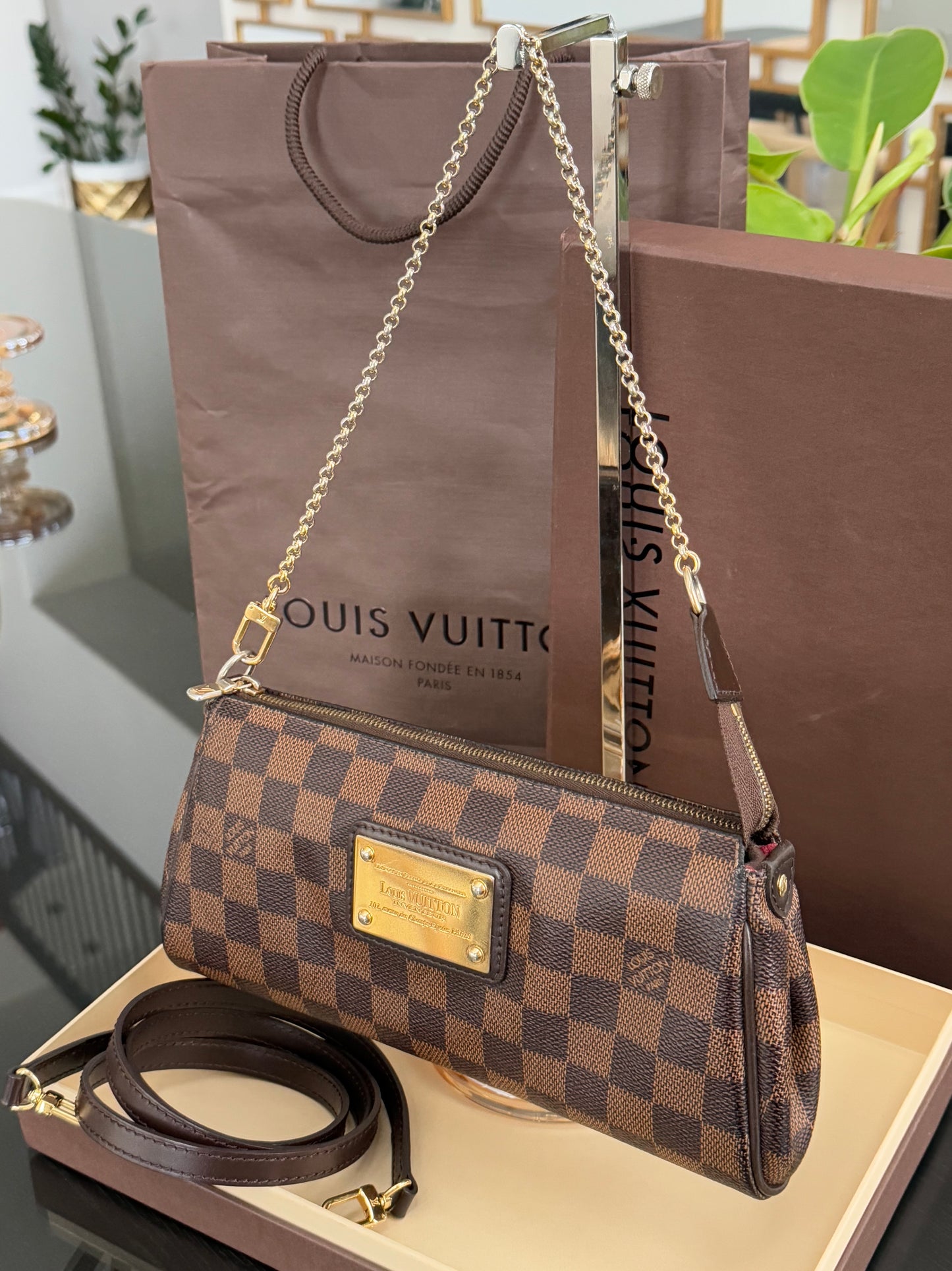 Eva Clutch in DE with Dustbag,Box and Paper bag-๐๏ธ Year: 2010