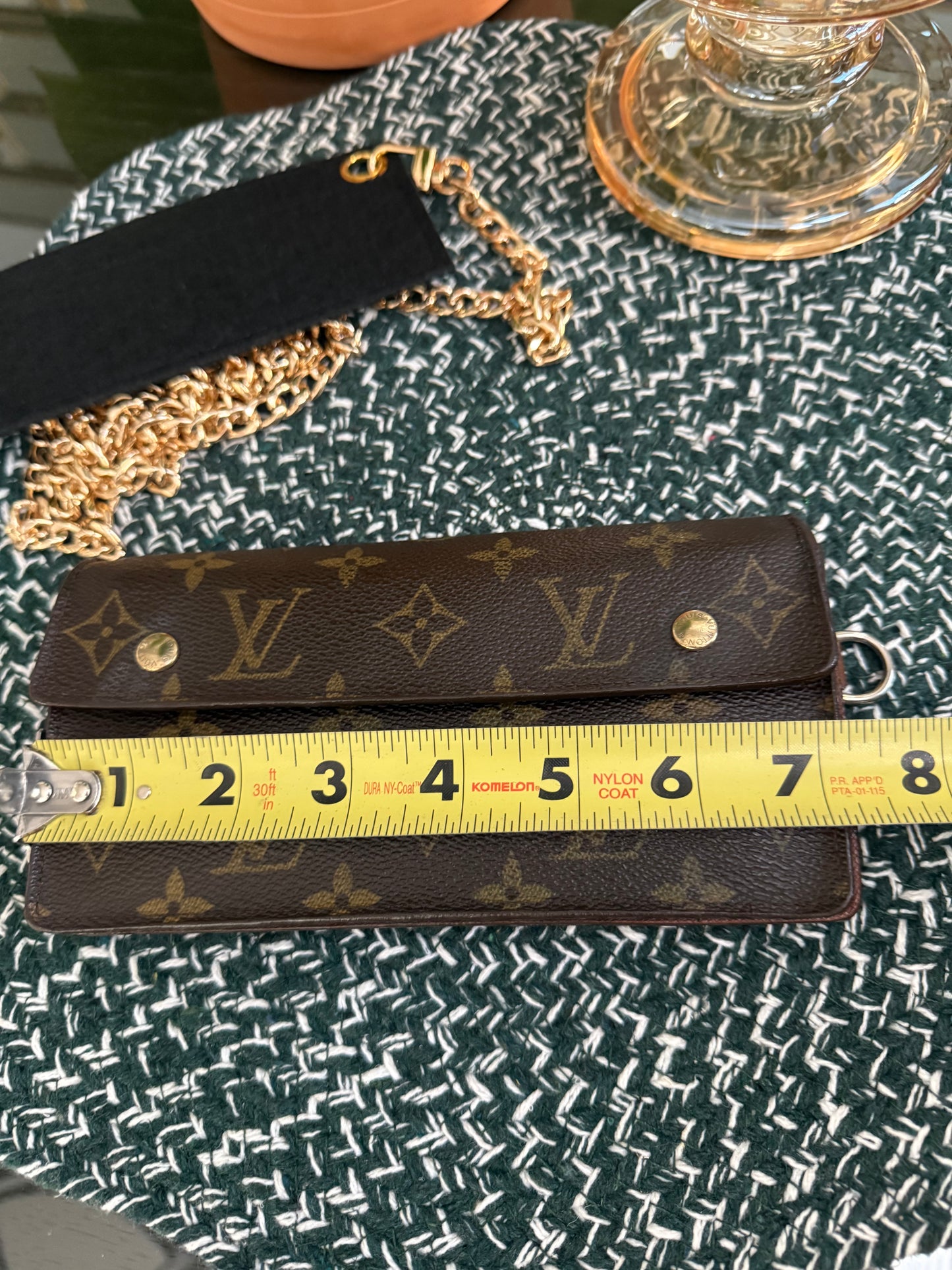 Monogram Portefeuille Accordeon Wallet with Insert and Non branded Strap 🗓️ Year: 2004