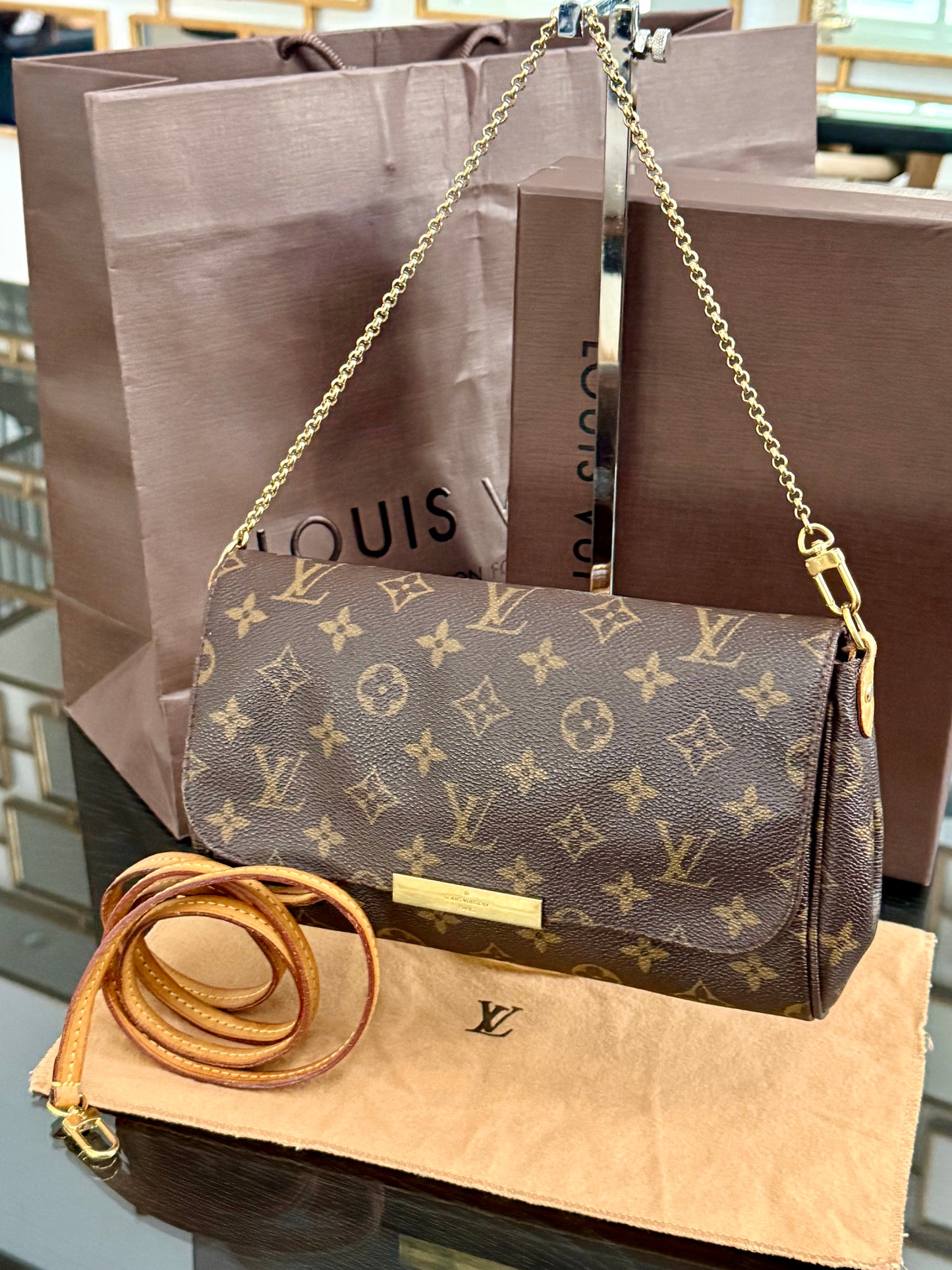 Favorite MM in Monogram with Dustbag, Box and Paper Bag -๐๏ธ Year: 2014