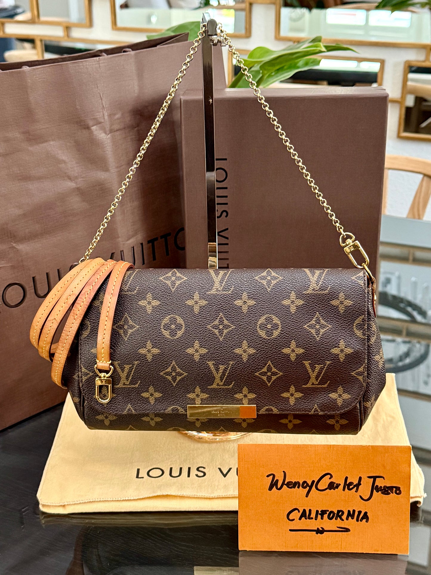 Favorite MM in Monogram with Dustbag, Box and Paper Bag -๐๏ธ Year: 2016