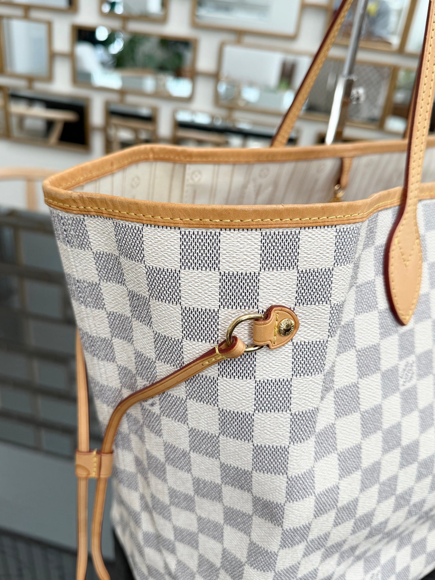 Neverfull GM Azur with Dustbag and Insert Organizer -๐๏ธ Year: 2012