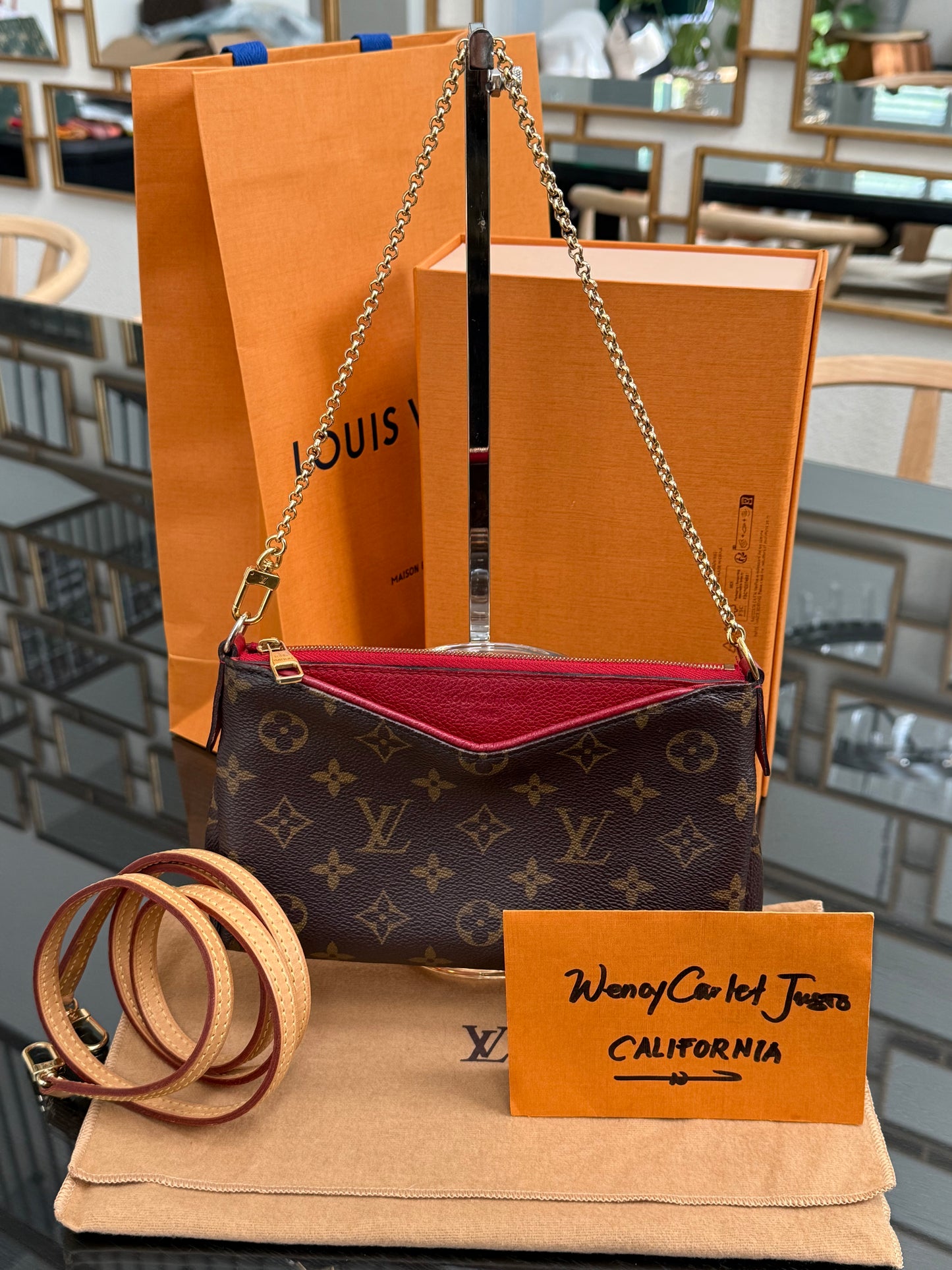 Pallas Clutch w/ Box, Dustbag and Paper bag - Year: 2017