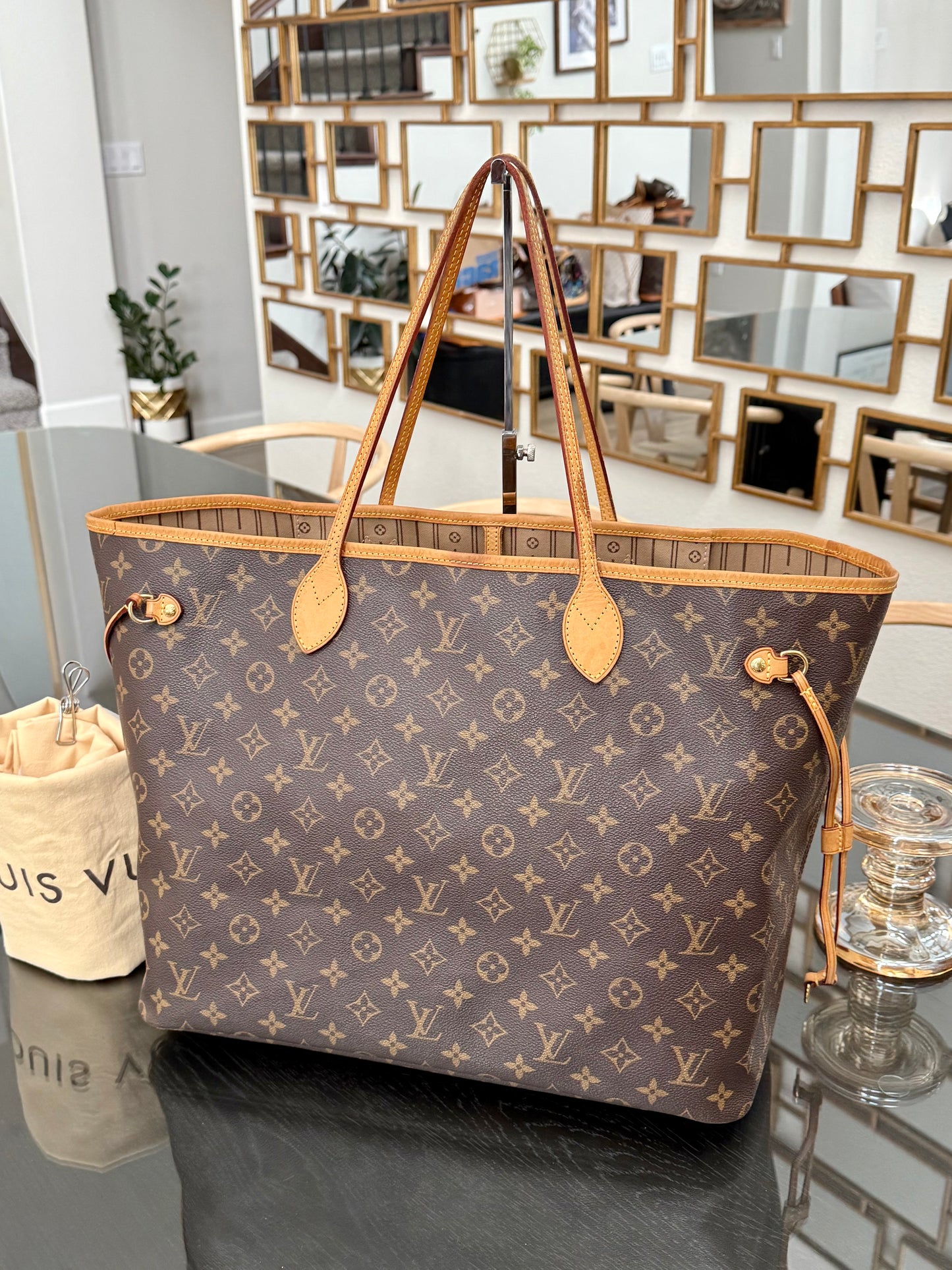 Neverfull GM with Dustbag Insert Organizer 🗓️ Year: 2013