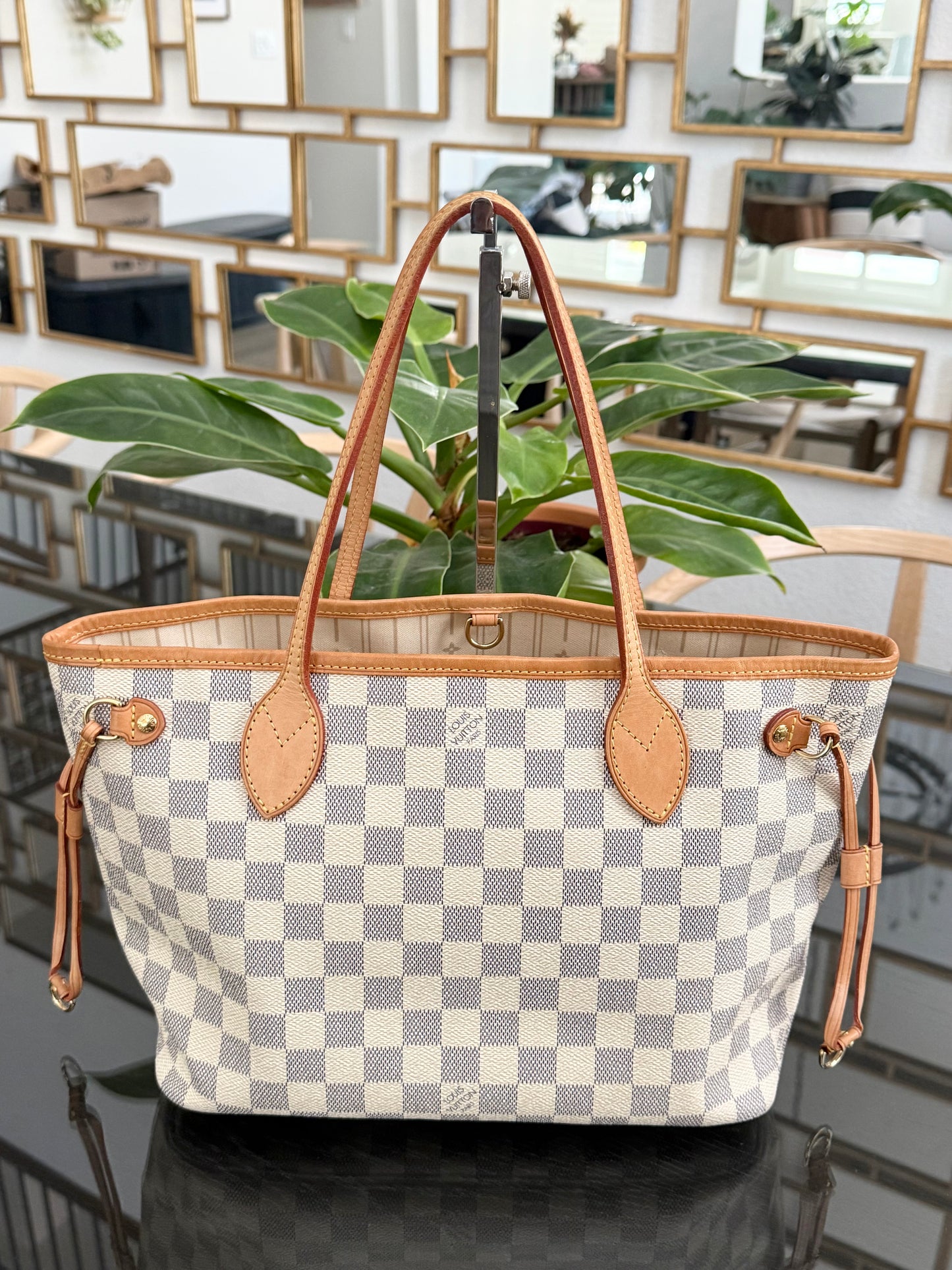 Neverfull PM in Azur with Dustbag and Insert Organizer ๐๏ธ Year: 2012