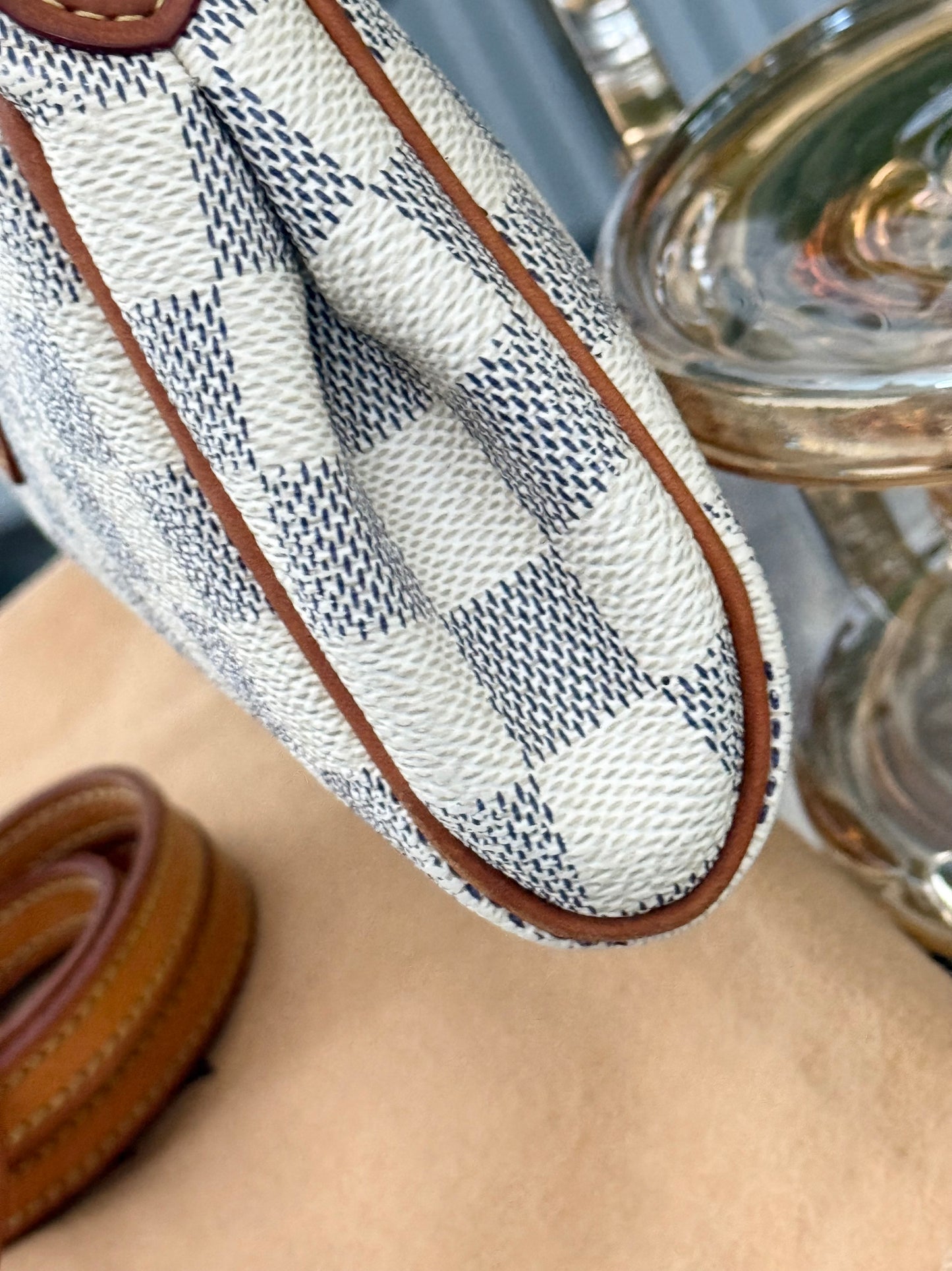 Eva Clutch in Azur with Dustbag , box and Paper bag-๐๏ธ Year: 2011