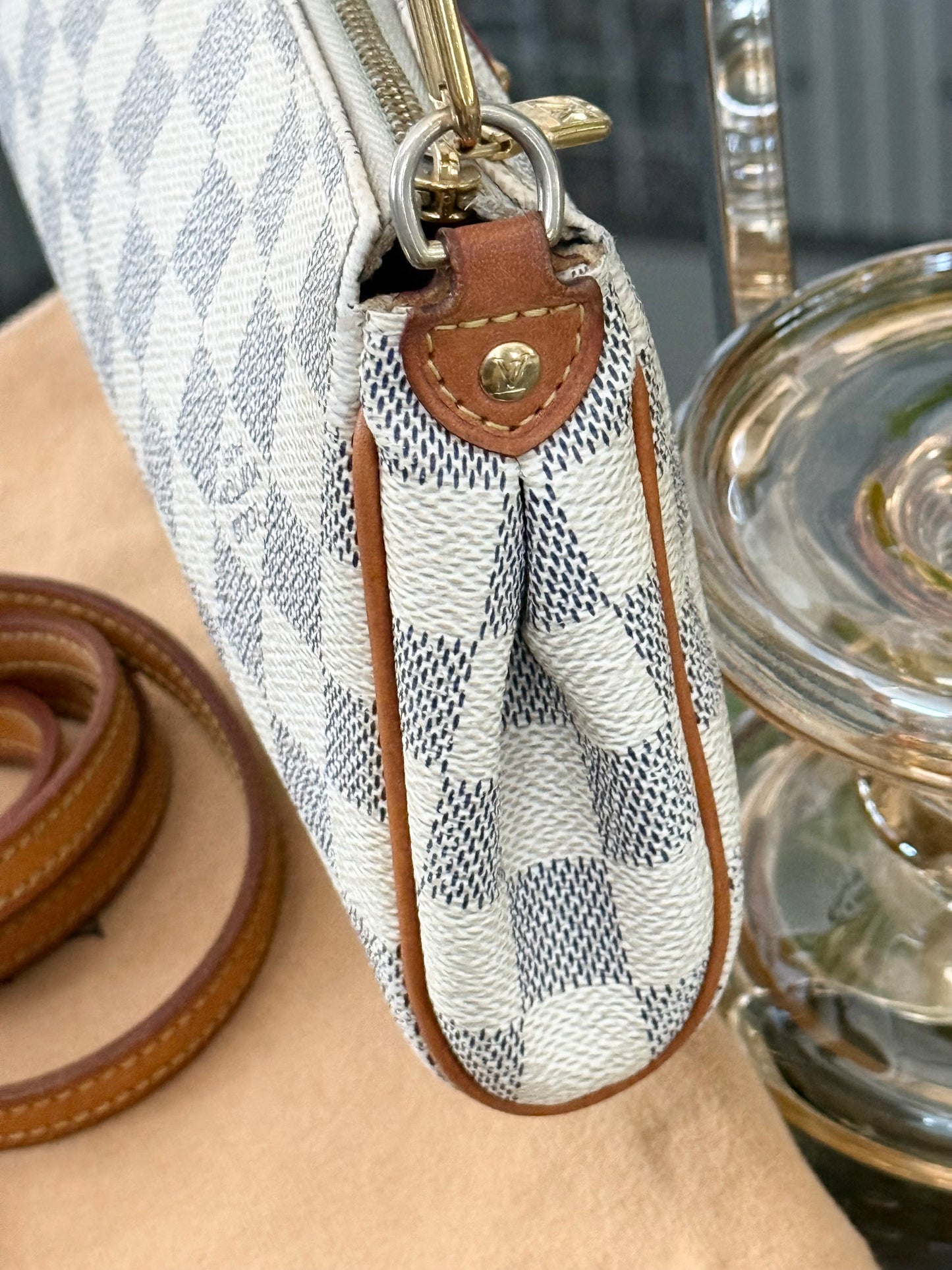 Eva Clutch in Azur with Dustbag , box and Paper bag-๐๏ธ Year: 2011