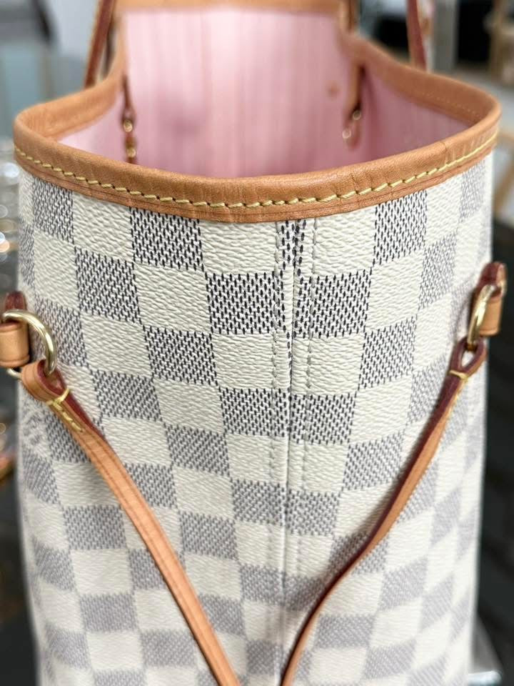 Neverfull MM in Rose Ballerine w/ Dustbag, Receipt and Insert Organizer -ποΈ Microchip