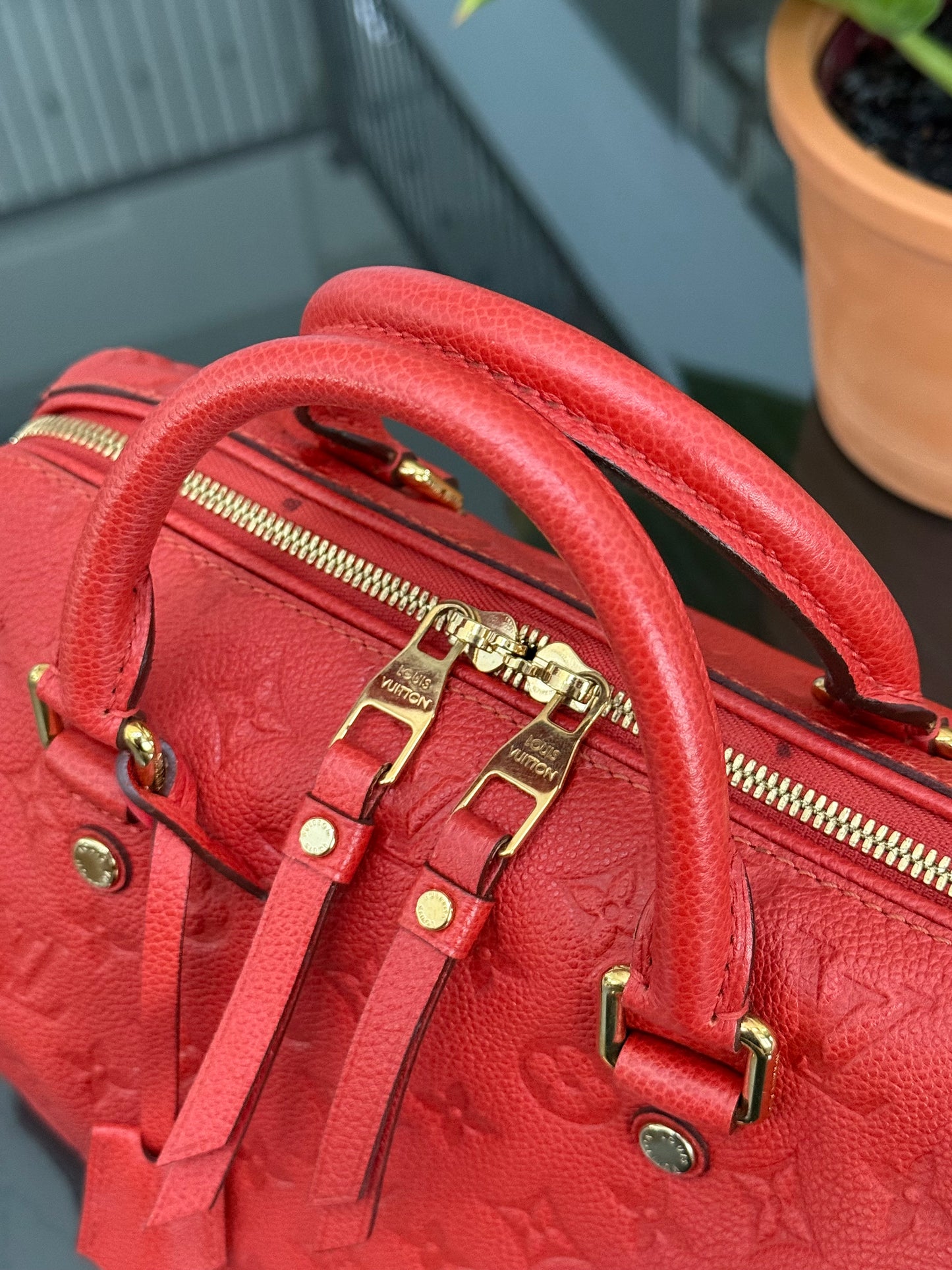 🌺Empriente Speedy 25 Bandoulier with lock 🔐 keys -🗓️ Year: 2012
