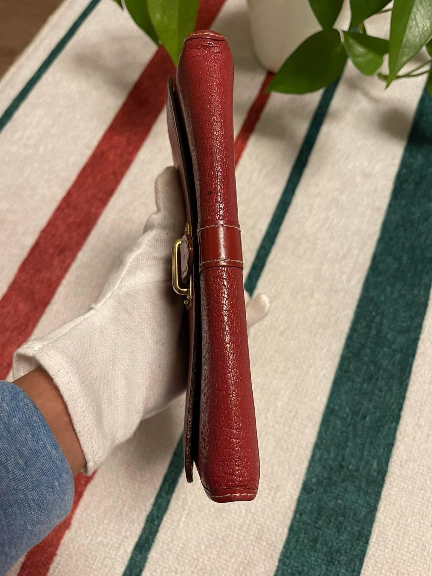 Red Suhali Leather Le Favori Wallet -YEAR 2009