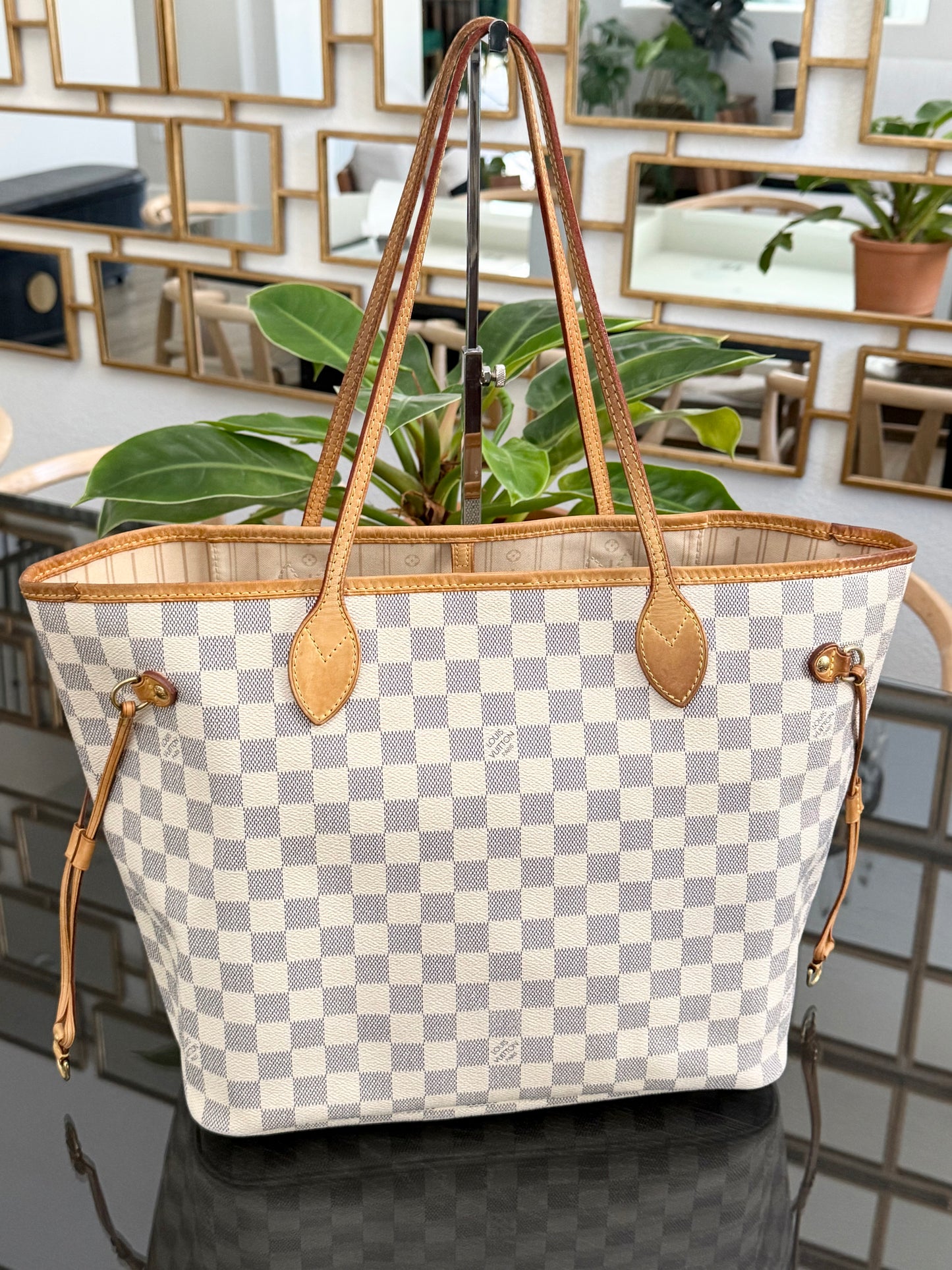 Neverfull MM in Azur with Insert Organizer ๐๏ธ Year: 2009