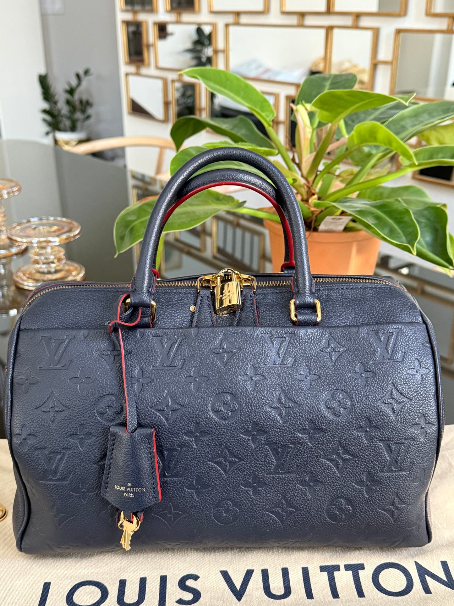 Empreinte Speedy 30 Bandoulier Marine Rouge with Dustbag ๐๏ธ Year: 2016