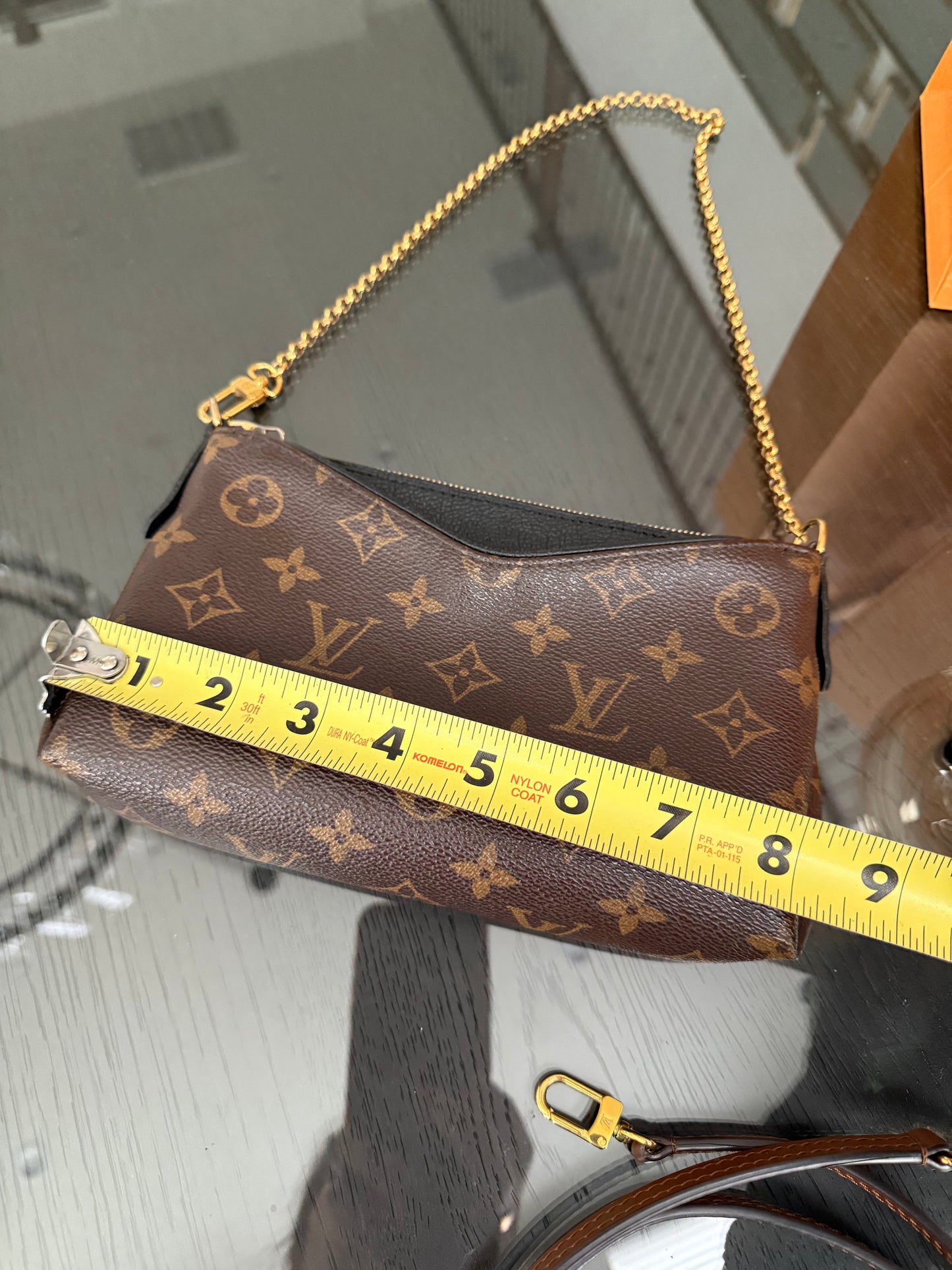 Pallas Clutch w/ Box , Receipt, and Paper bag-Year: 2017