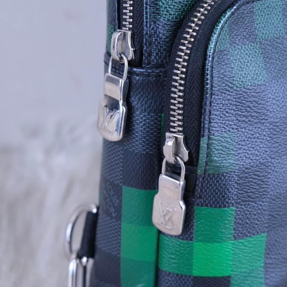 Avenue Sling Damier Graphite Green Pixel -Year 2018