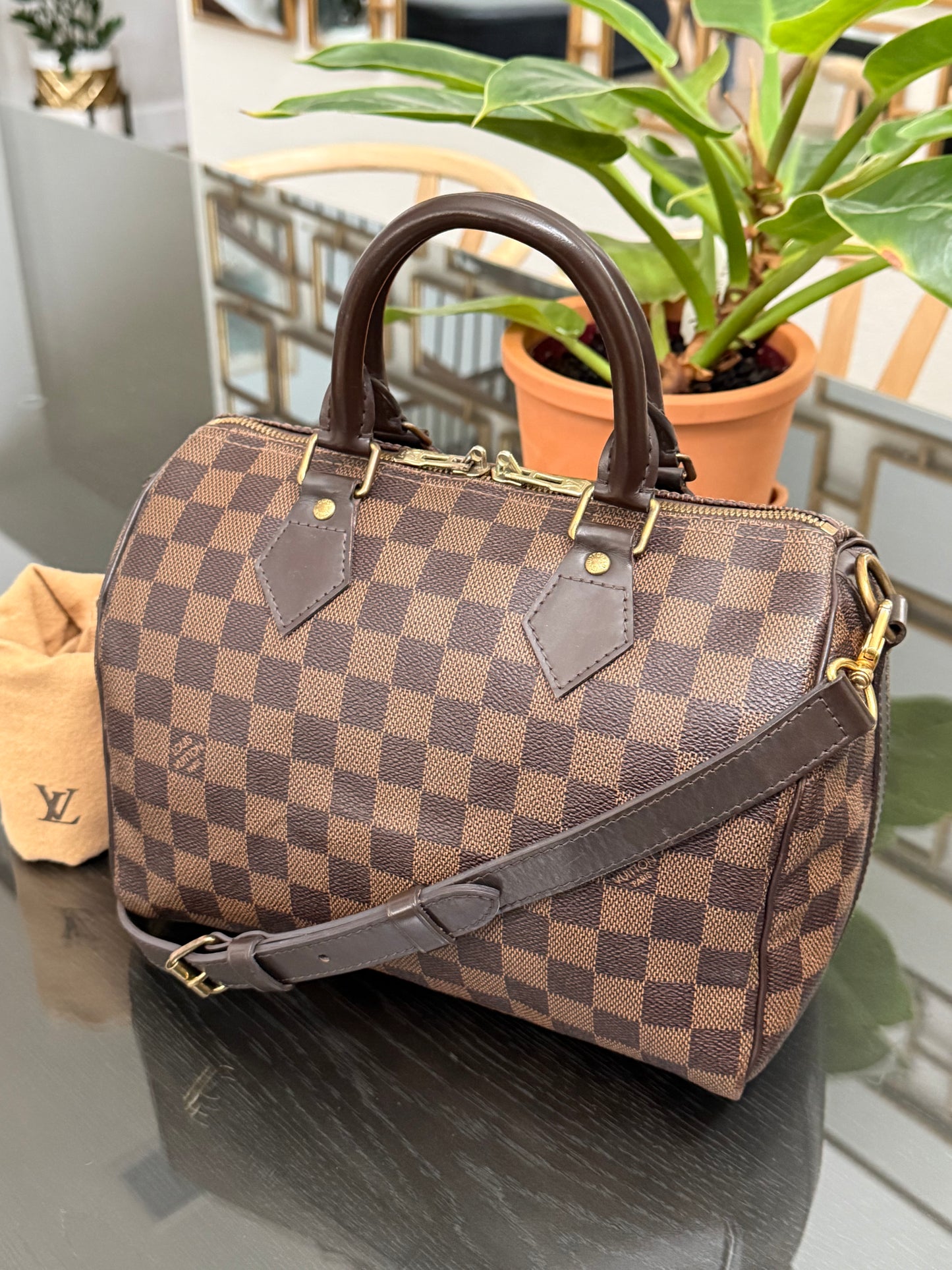 Speedy 25 Bandoulier in DE with Dustbag and Insert Organizer -🗓️ Year: 2013