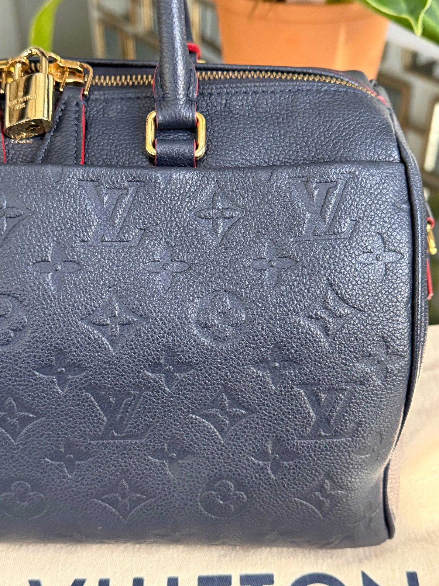 Empreinte Speedy 30 Bandoulier Marine Rouge with Dustbag ๐๏ธ Year: 2016