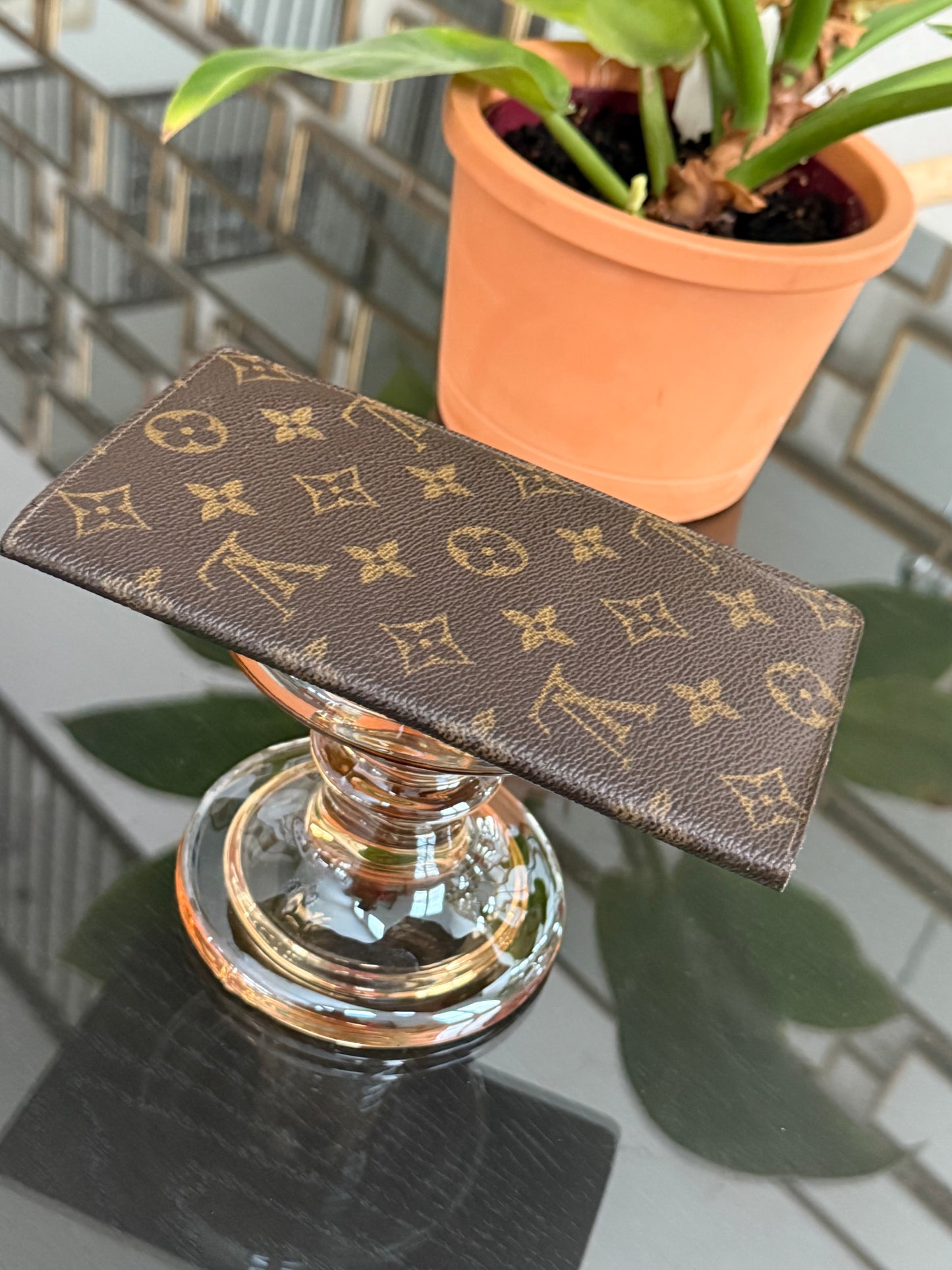 Monogram Checkbook Wallet with 6 Cardholders 🗓️ Year: 1987