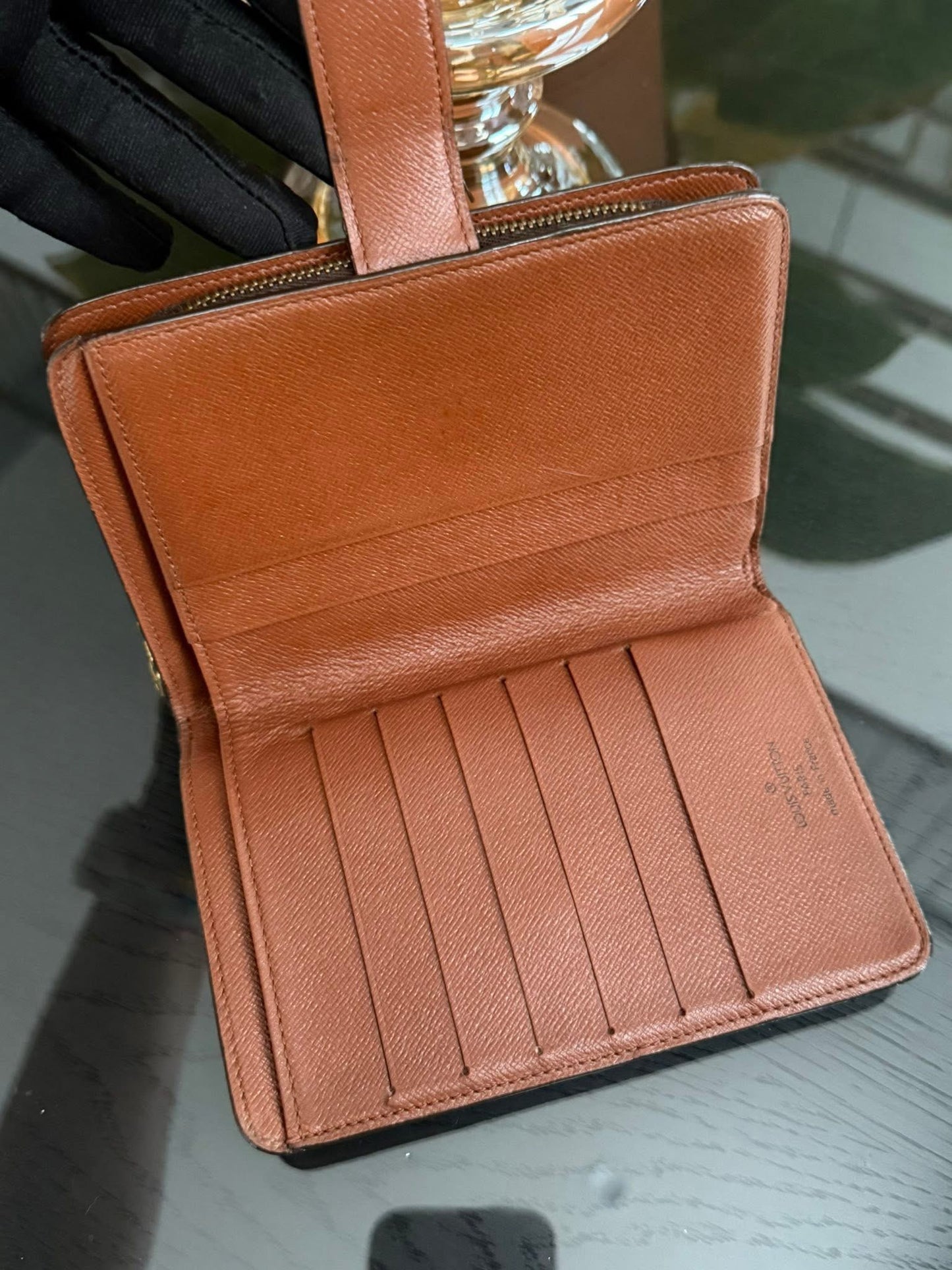 Monogram Papier Zip Passport Wallet ๐๏ธ Year: 1997