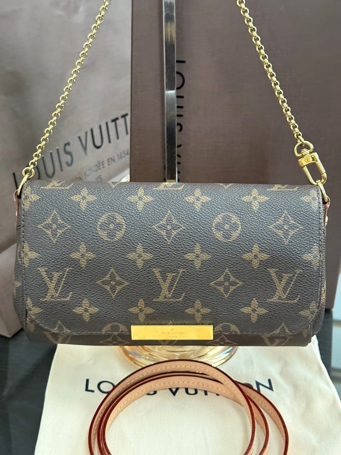 Favorite PM in Monogram with Dustbag, Box and Paper Bag -๐๏ธ Year: 2013
