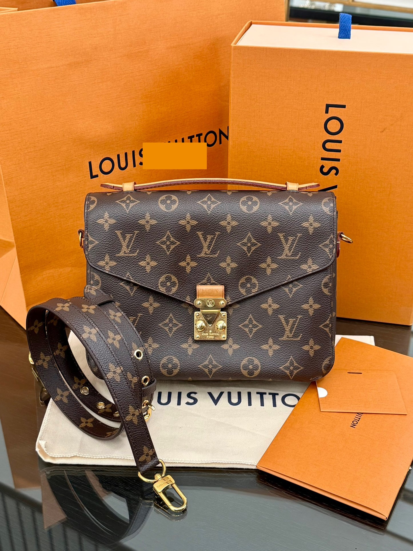 Pochette Metis with Box, Dustbag and Paper bag -Microchip & Authenticed