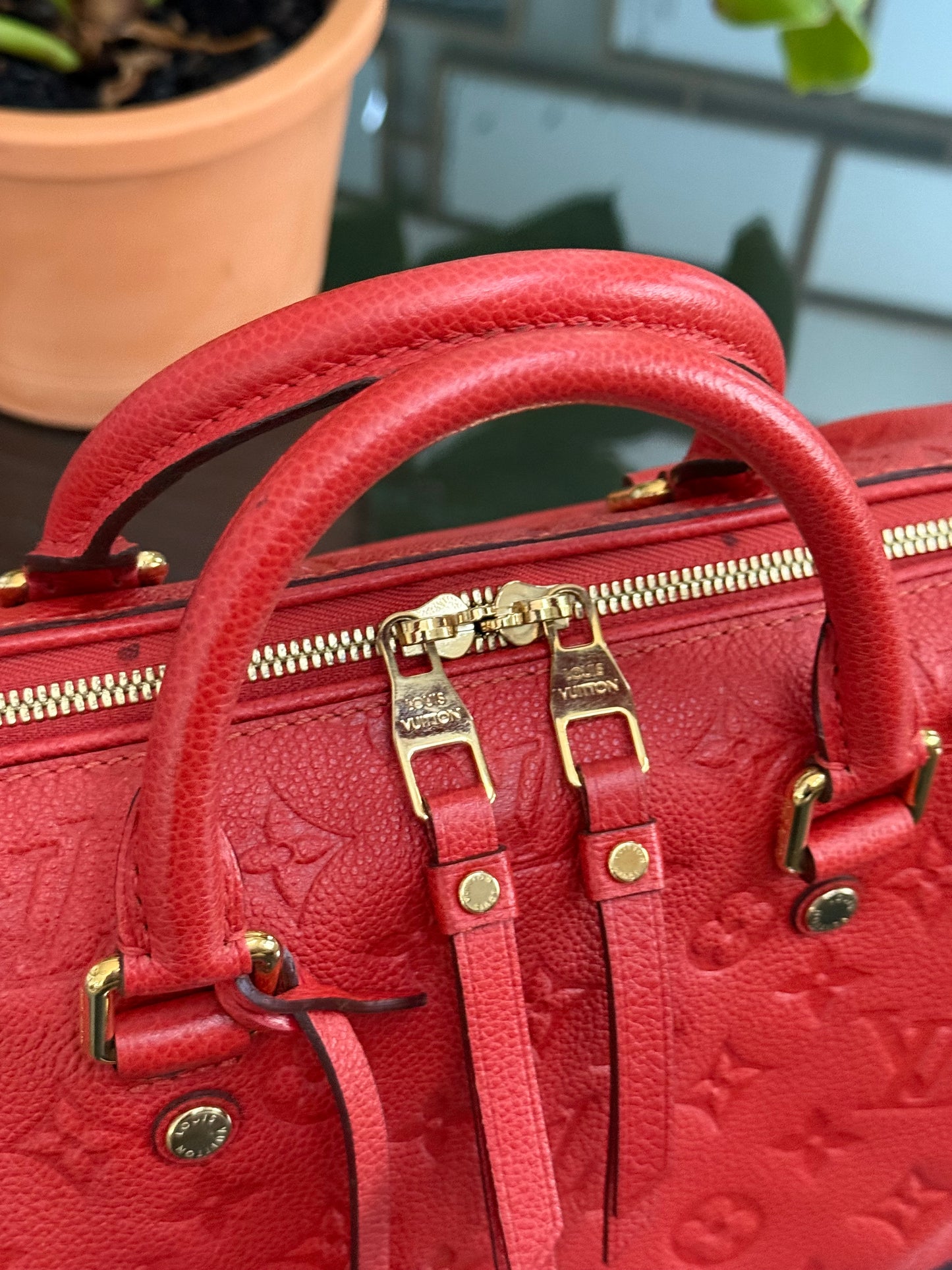 🌺Empriente Speedy 25 Bandoulier with lock 🔐 keys -🗓️ Year: 2012