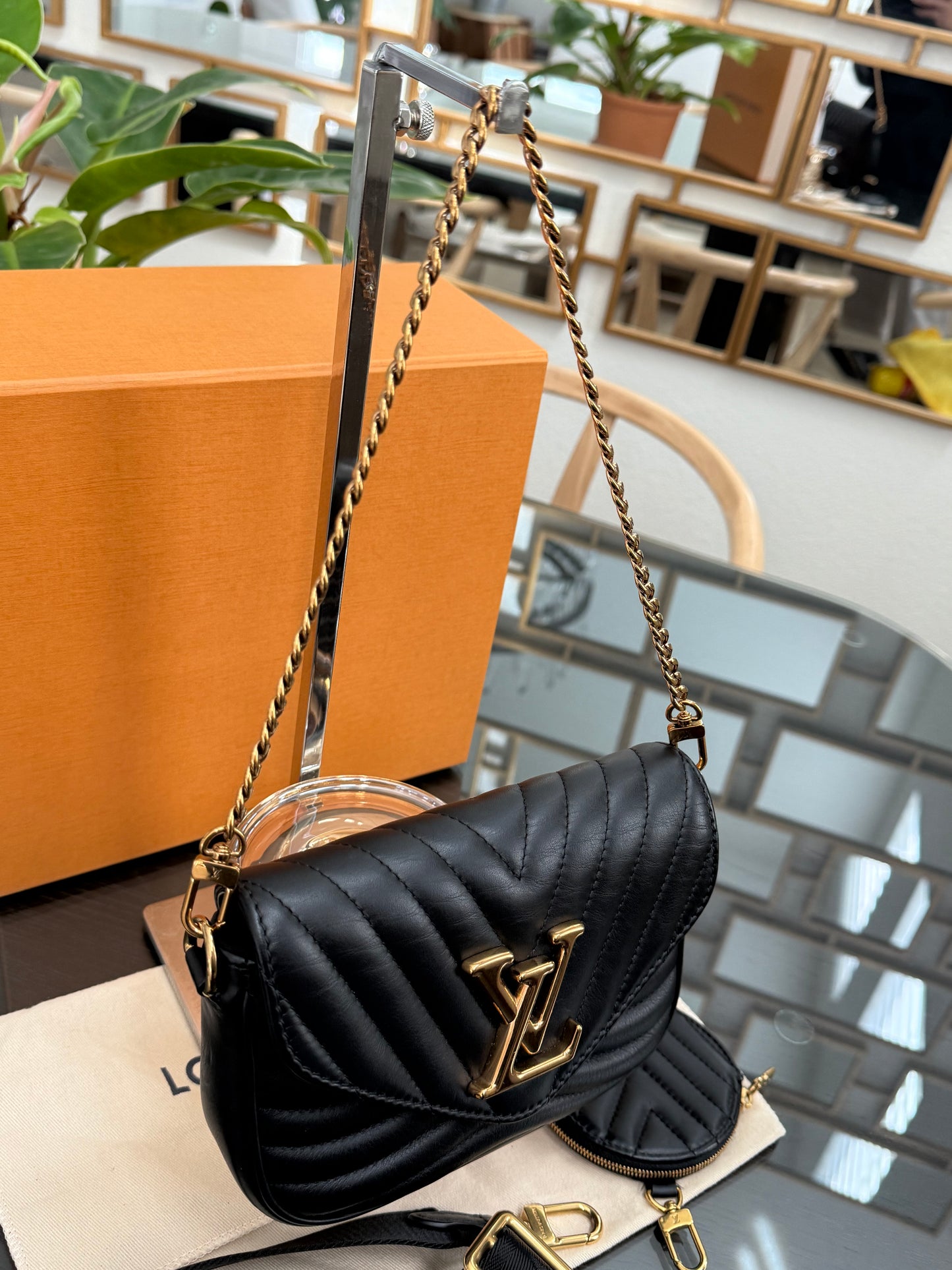 Multi Pochette New Wave Noir with Box, Dustbag and Paper bag