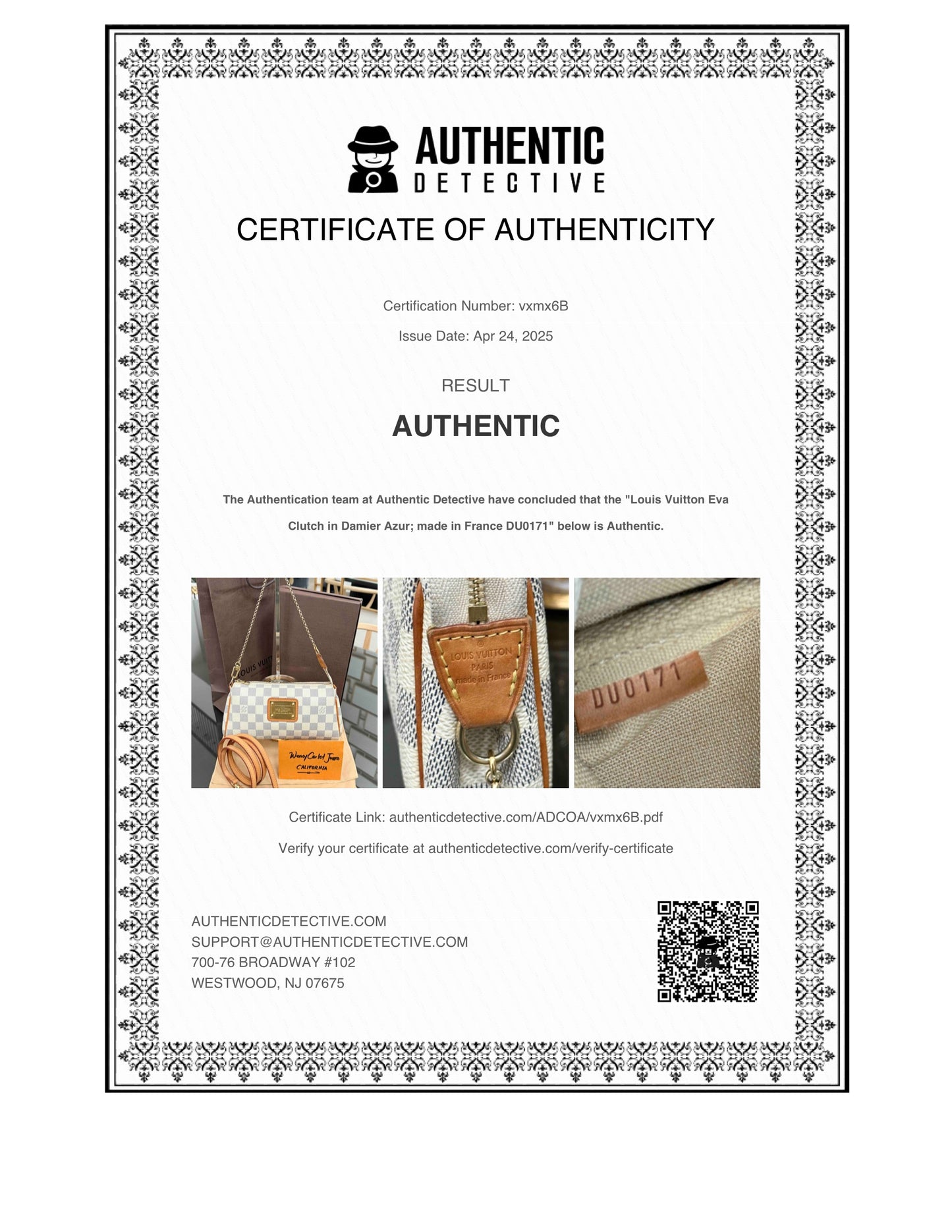 Eva Clutch in Azur with Dustbag , box and Paper bag 🗓️ Year: 2011