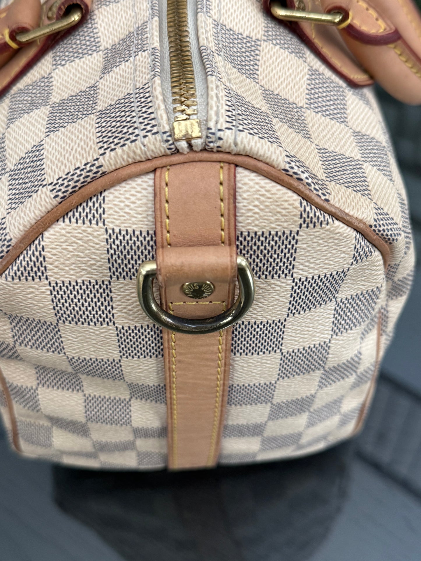 Speedy 25 Bandoulier in Azur with Strap, lock π keys, Dustbag and Insert Organizer ποΈ Year 2013