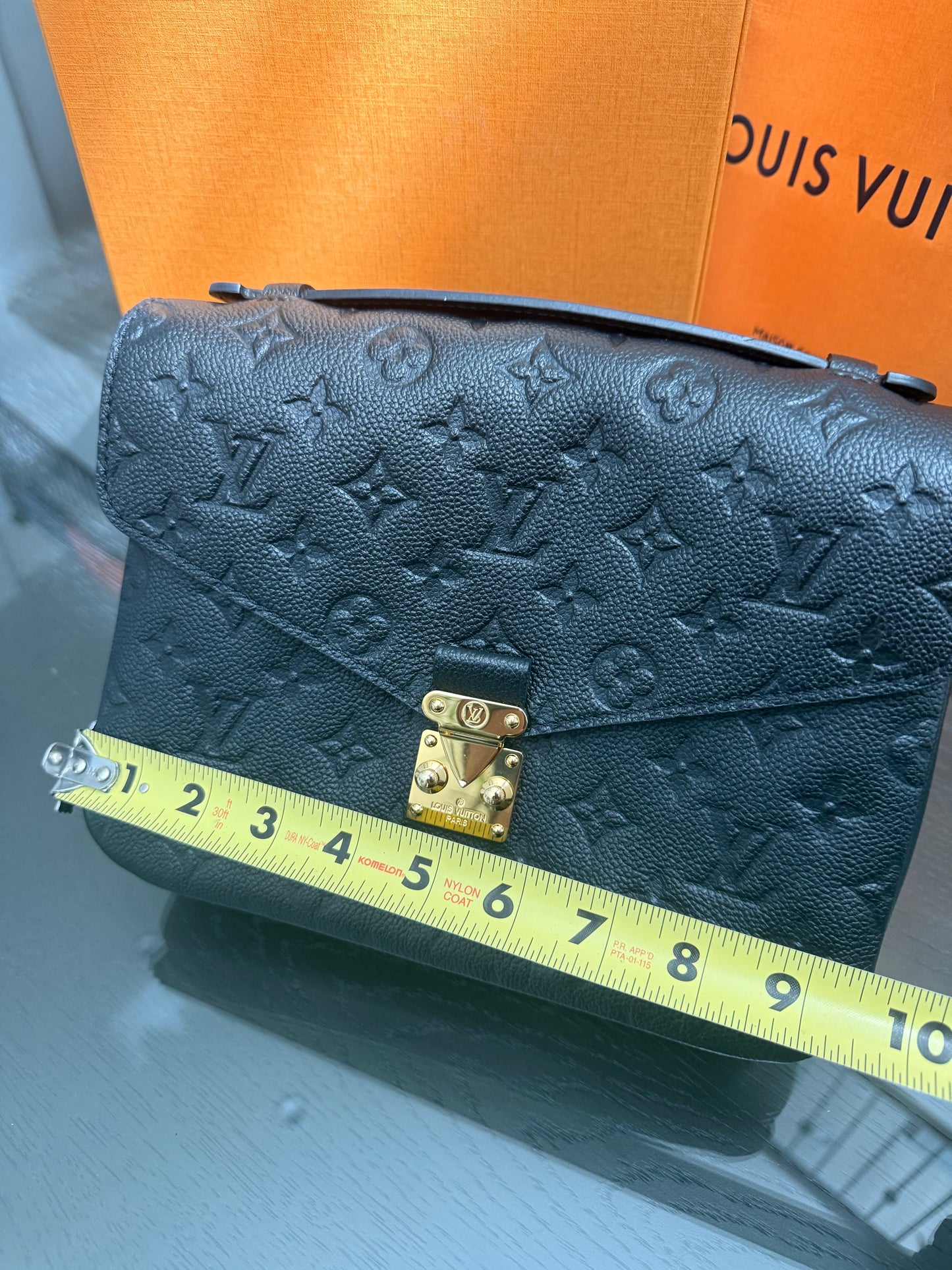Pochette Metis Empriente Noir with Box, Dustbag, Receipt and Paper bag -Microchip & Authenticed