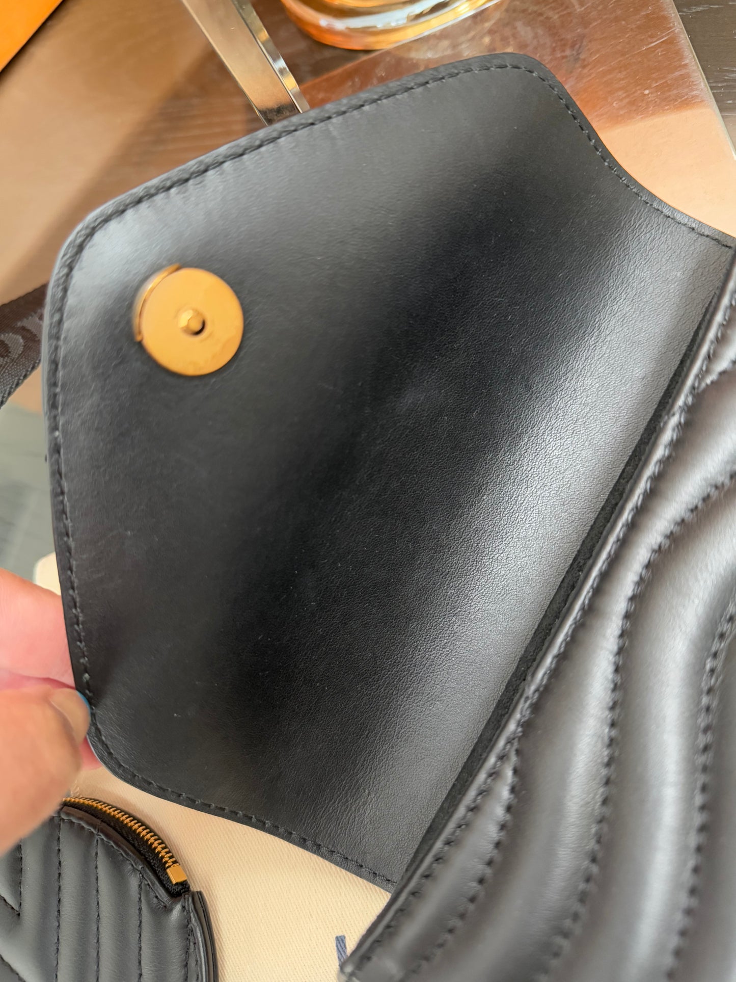 Multi Pochette New Wave Noir with Box, Dustbag and Paper bag -Microchip & Authenticed