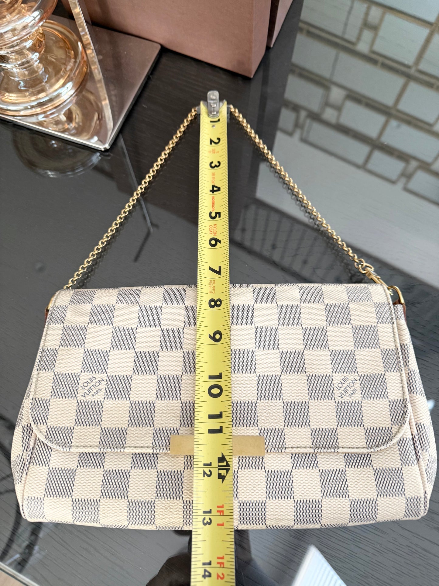 Favorite MM in Azur with Dustbag, Insert Organizer, Box and Paper bag -Year: 2015