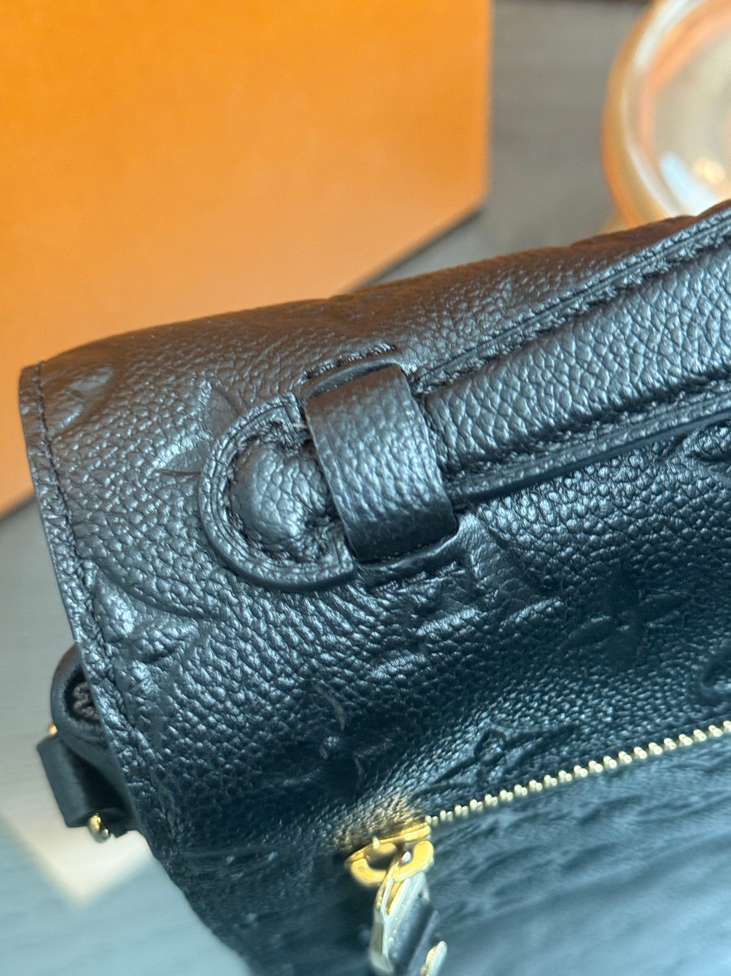 Pochette Metis Empriente Noir with Box, Dustbag, Receipt and Paper bag -Microchip & Authenticed