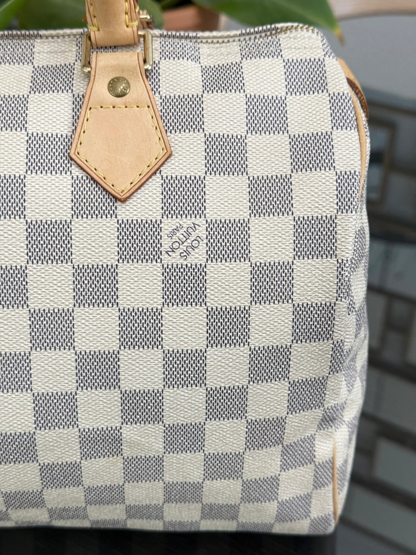 Speedy 30 in Damier Azur with lock π key, Dustbag and Insert Organizer -ποΈ Year 2007