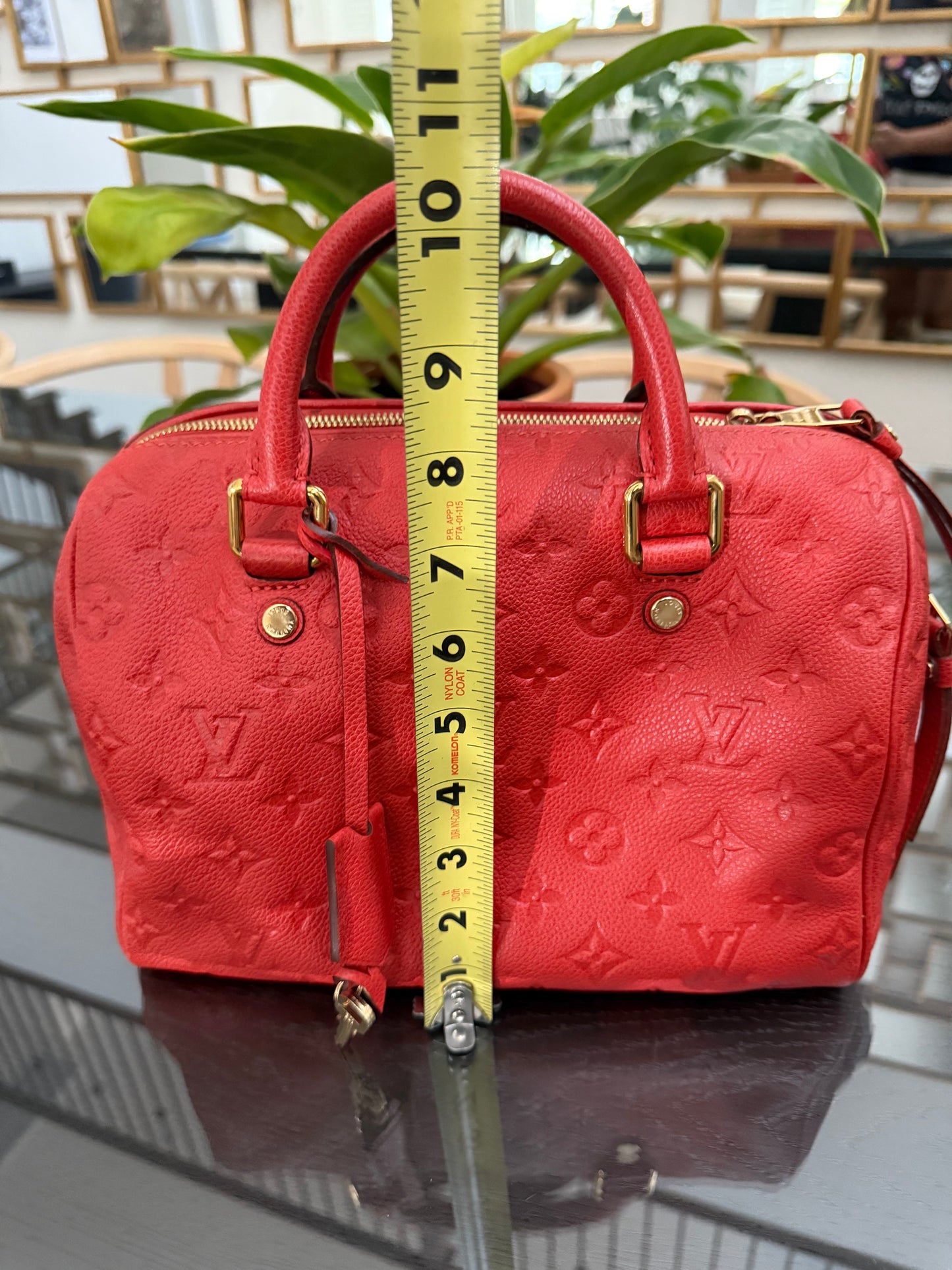 🌺Empriente Speedy 25 Bandoulier with lock 🔐 keys -🗓️ Year: 2012