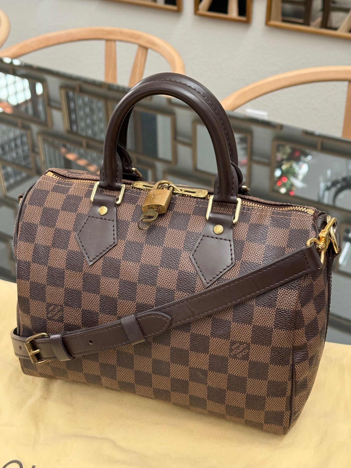 Speedy 25 Bandoulier in DE with π Lock, Key and Dustbag -Year: 2014