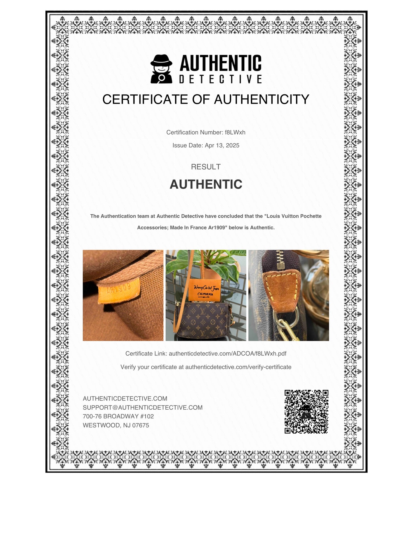 Pochette Accessories with Crossbody Strap - π
Year: 1999
