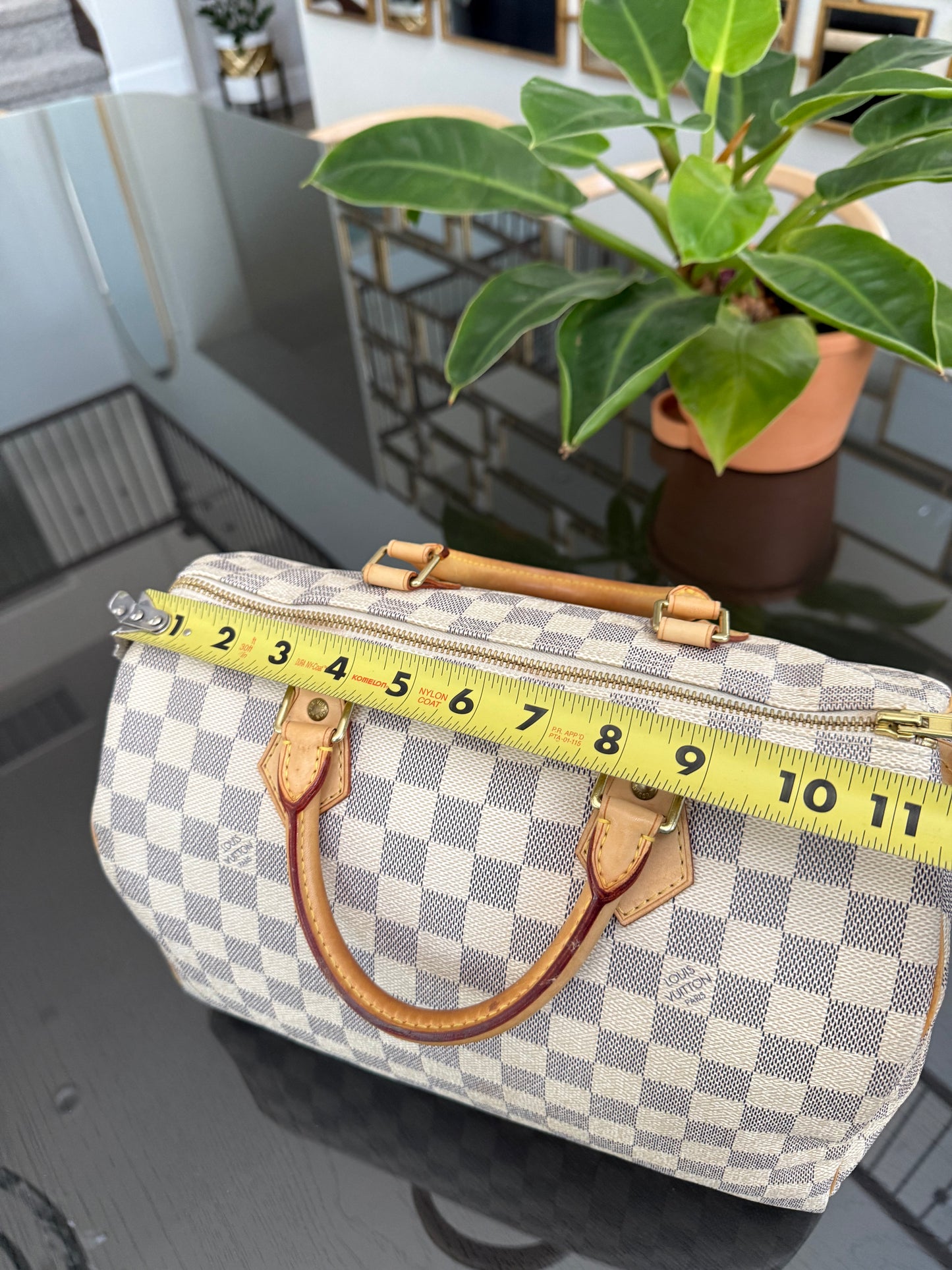 Speedy 30 in Damier Azur with lock π key, Dustbag and Insert Organizer -ποΈ Year 2007