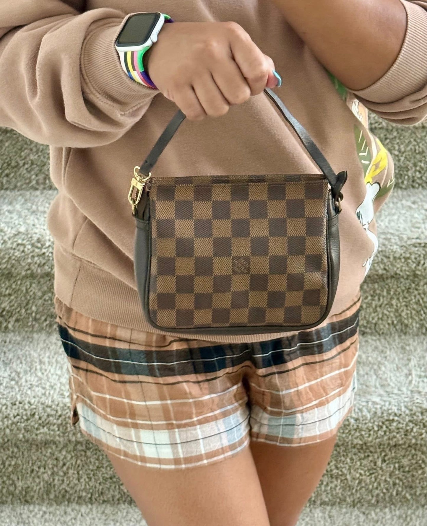 Damier Ebene Trousse Pochette with Insert Organizer - ๐
Year: 1998