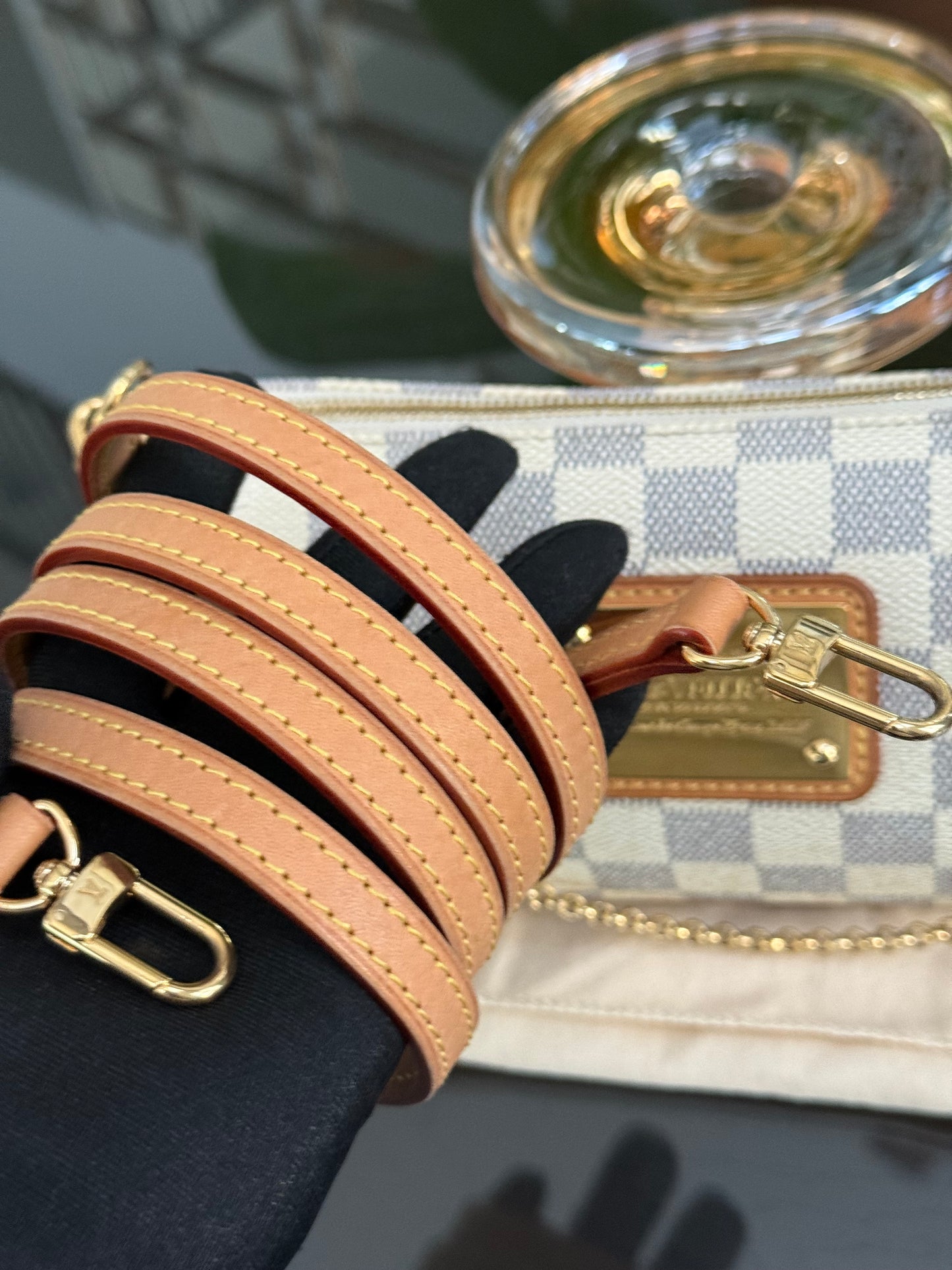 Eva Clutch in Azur with Dustbag and box ๐๏ธ Year: 2010