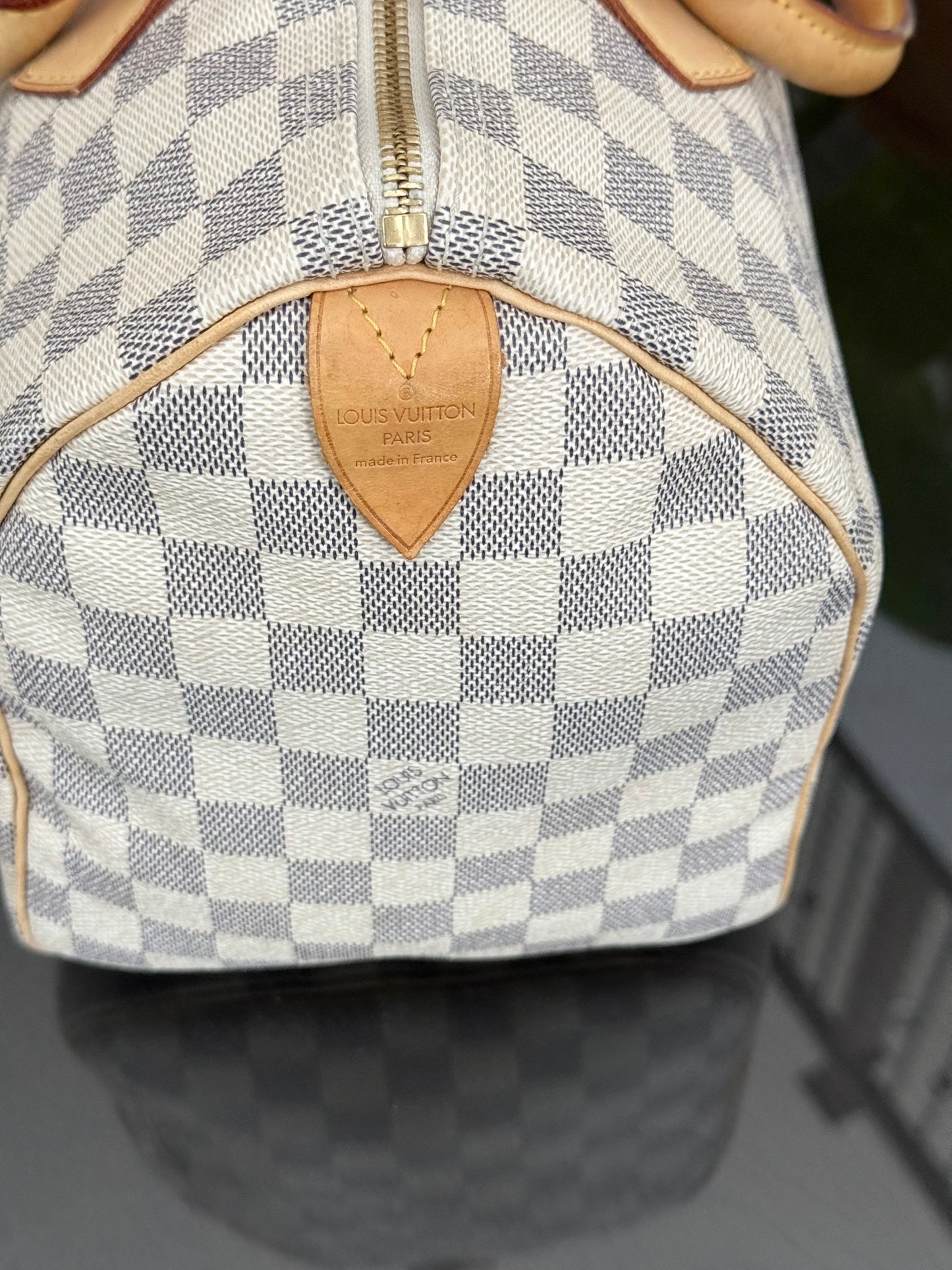 Speedy 30 in Damier Azur with lock π key, Dustbag and Insert Organizer -ποΈ Year 2007