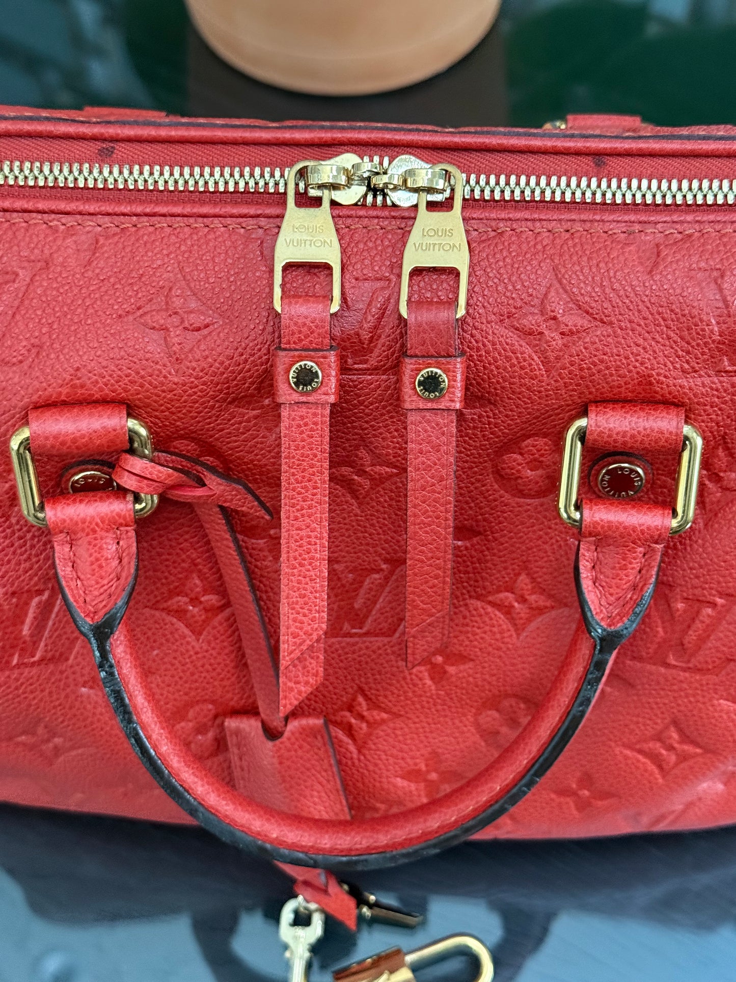 🌺Empriente Speedy 25 Bandoulier with lock 🔐 keys -🗓️ Year: 2012