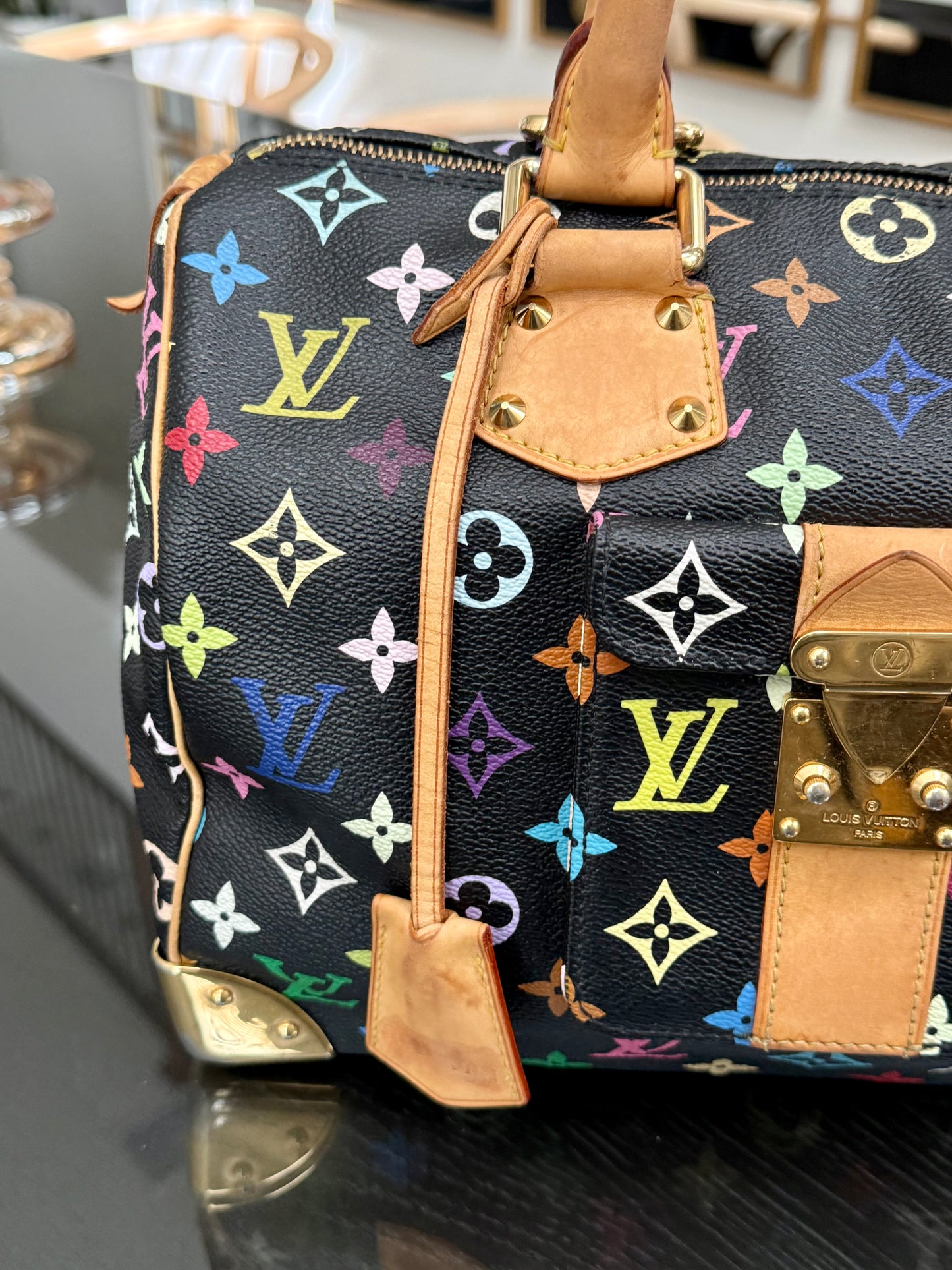 Multicolor Speedy 30 with Dustbag, Insert Organizer and twilly set π
Year: 2008