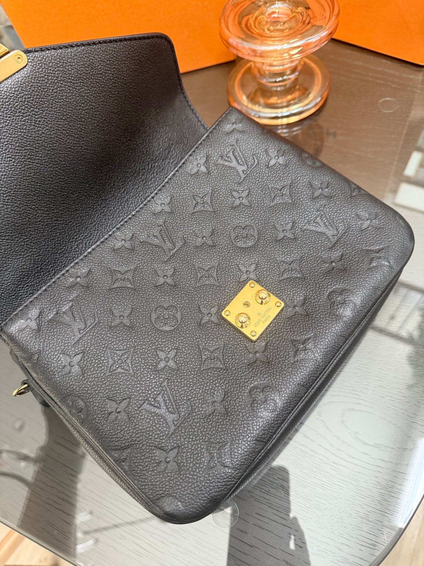 Pochette Metis Empriente Noir with Box, Dustbag, Receipt and Paper bag -Microchip & Authenticed