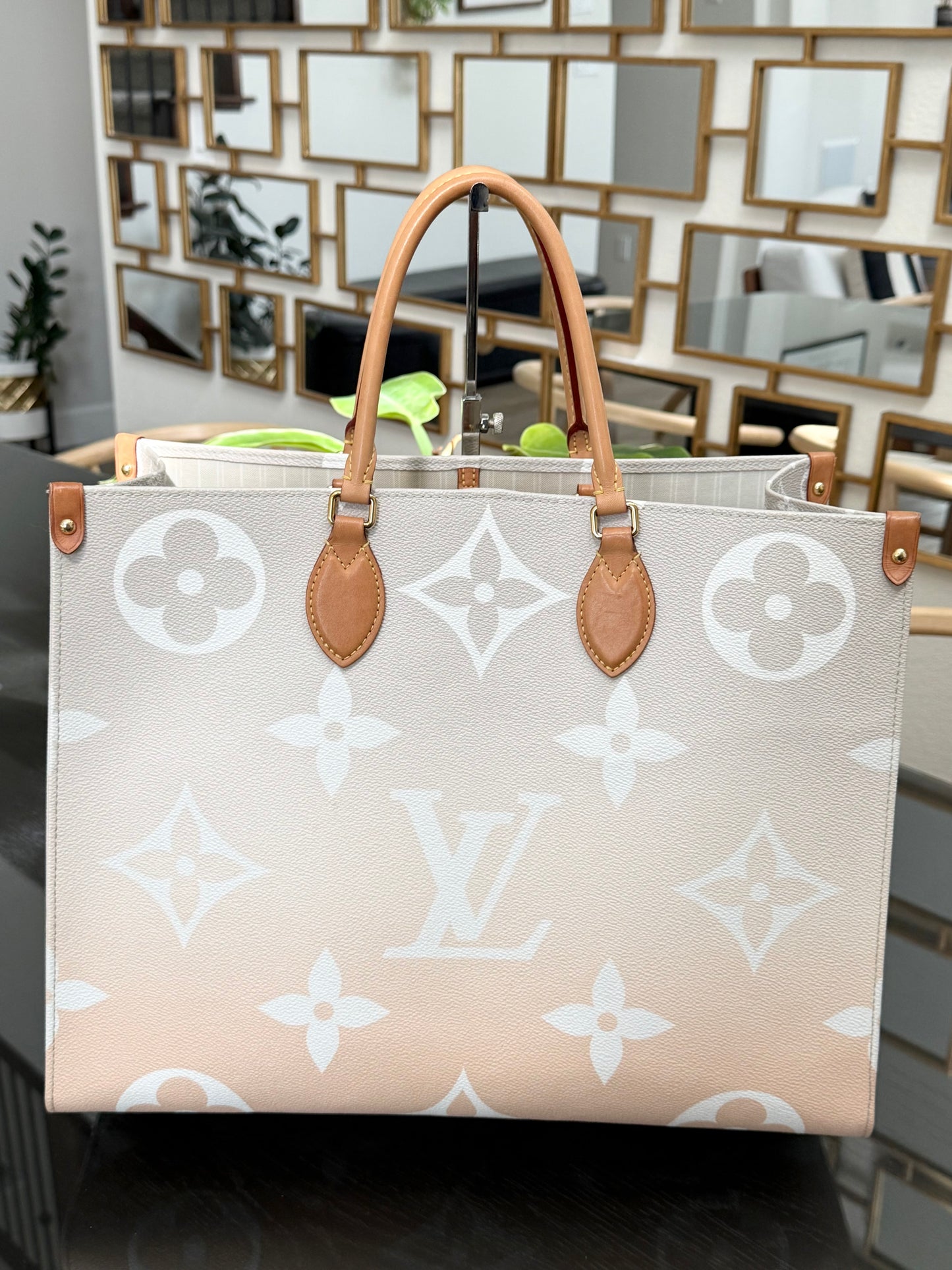 On The Go GM By The Pool in Monogram with Dustbag and Insert Organizer -Microchip