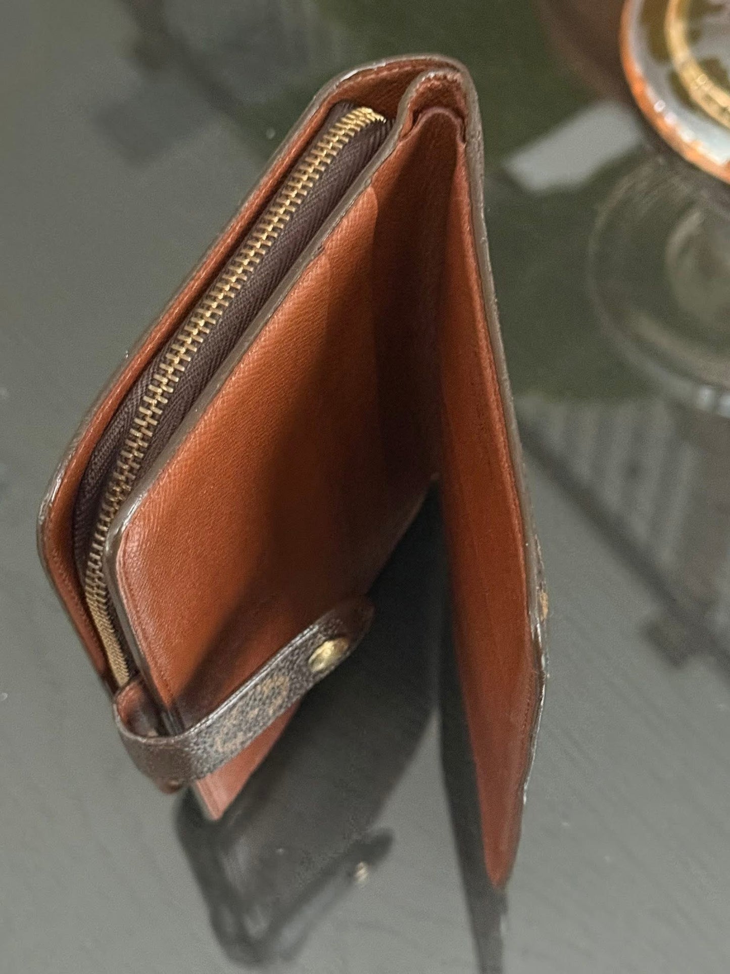 Monogram Papier Zip Passport Wallet ๐๏ธ Year: 1997