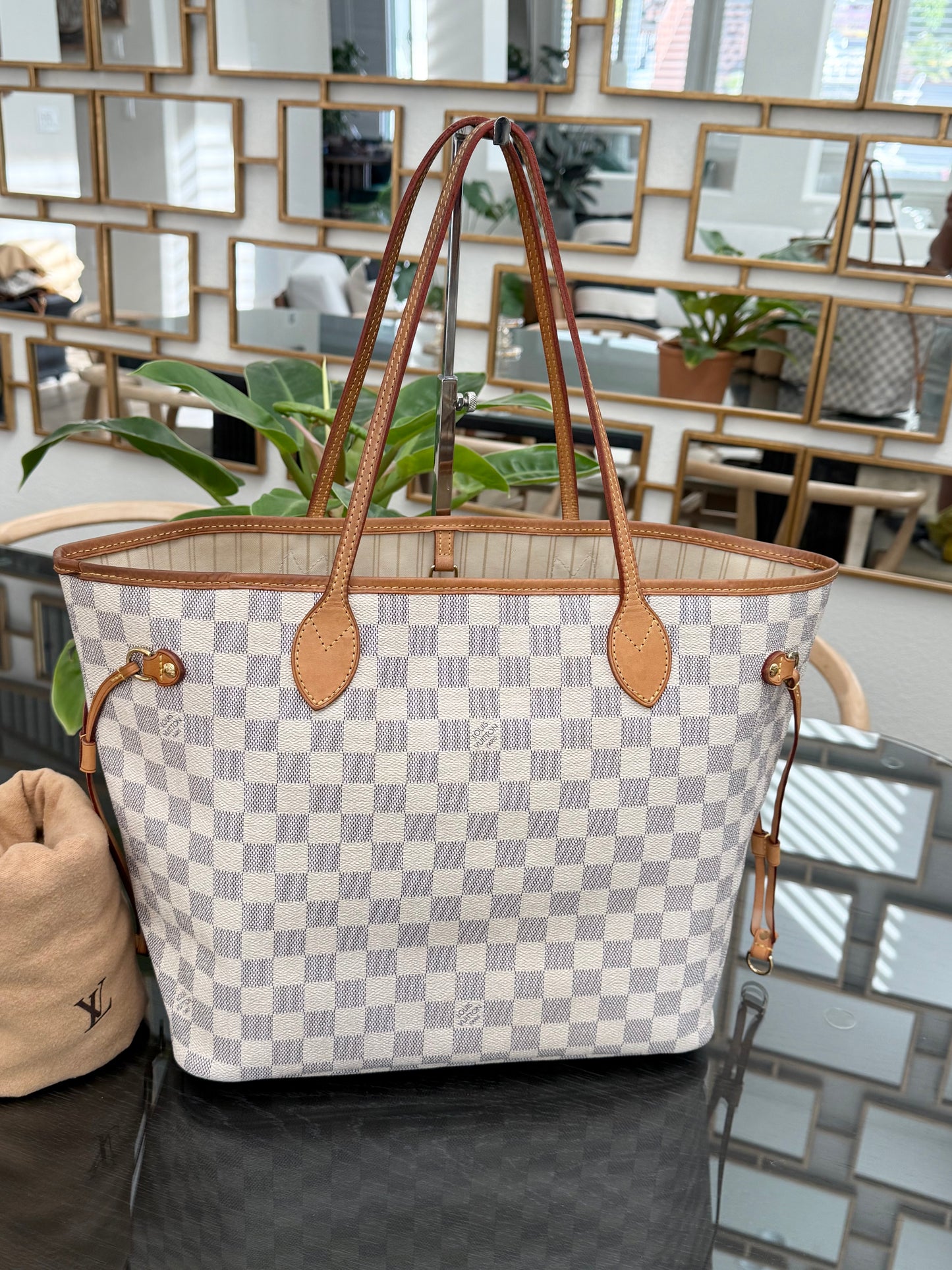 Neverfull MM Azur iwith Dustbag and Insert Organizer- ๐๏ธ Year: 2011